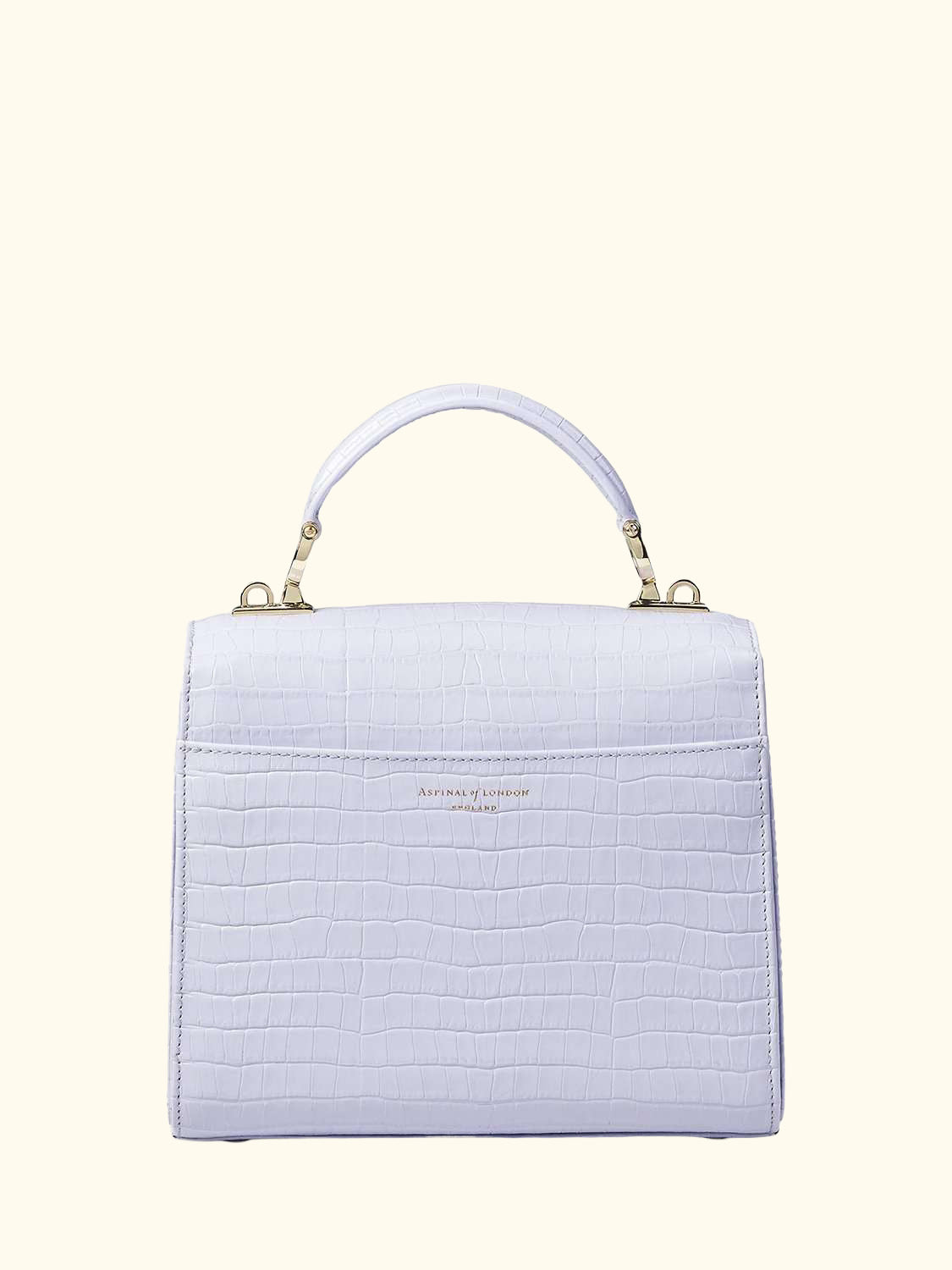Midi Mayfair Croc Effect Leather Cross Body Bag