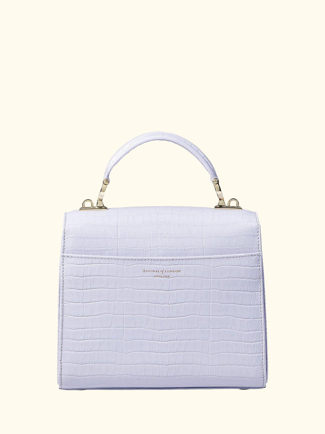 Midi Mayfair Croc Effect Leather Cross Body Bag