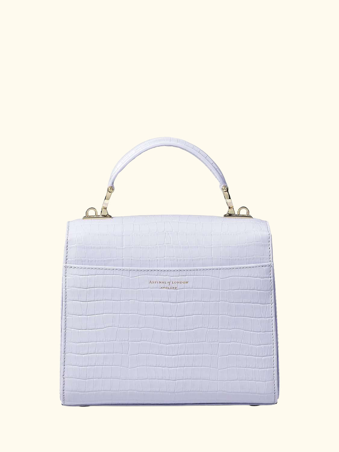Midi Mayfair Croc Effect Leather Cross Body Bag