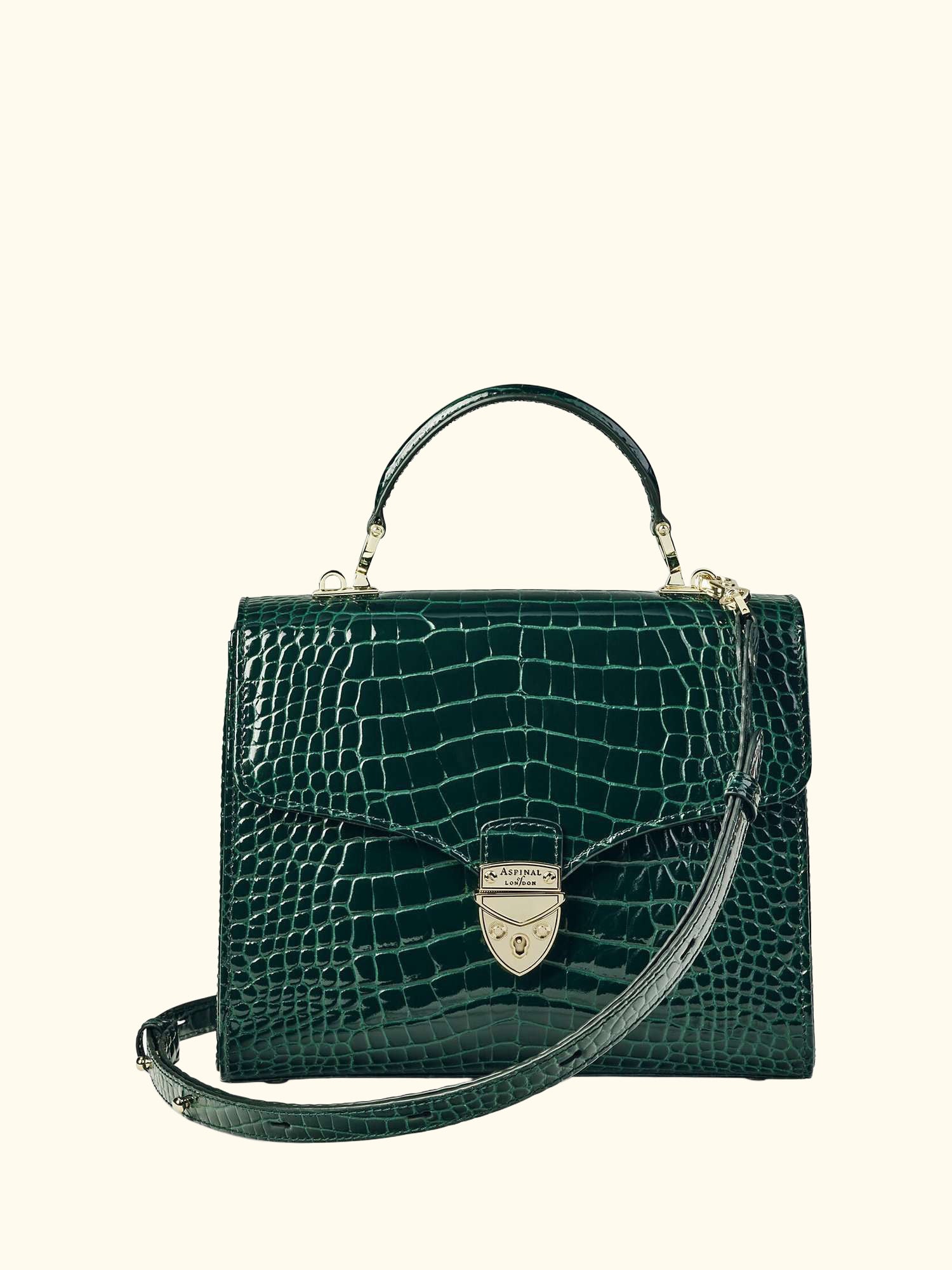 Mayfair Croc Effect Leather Cross Body Bag