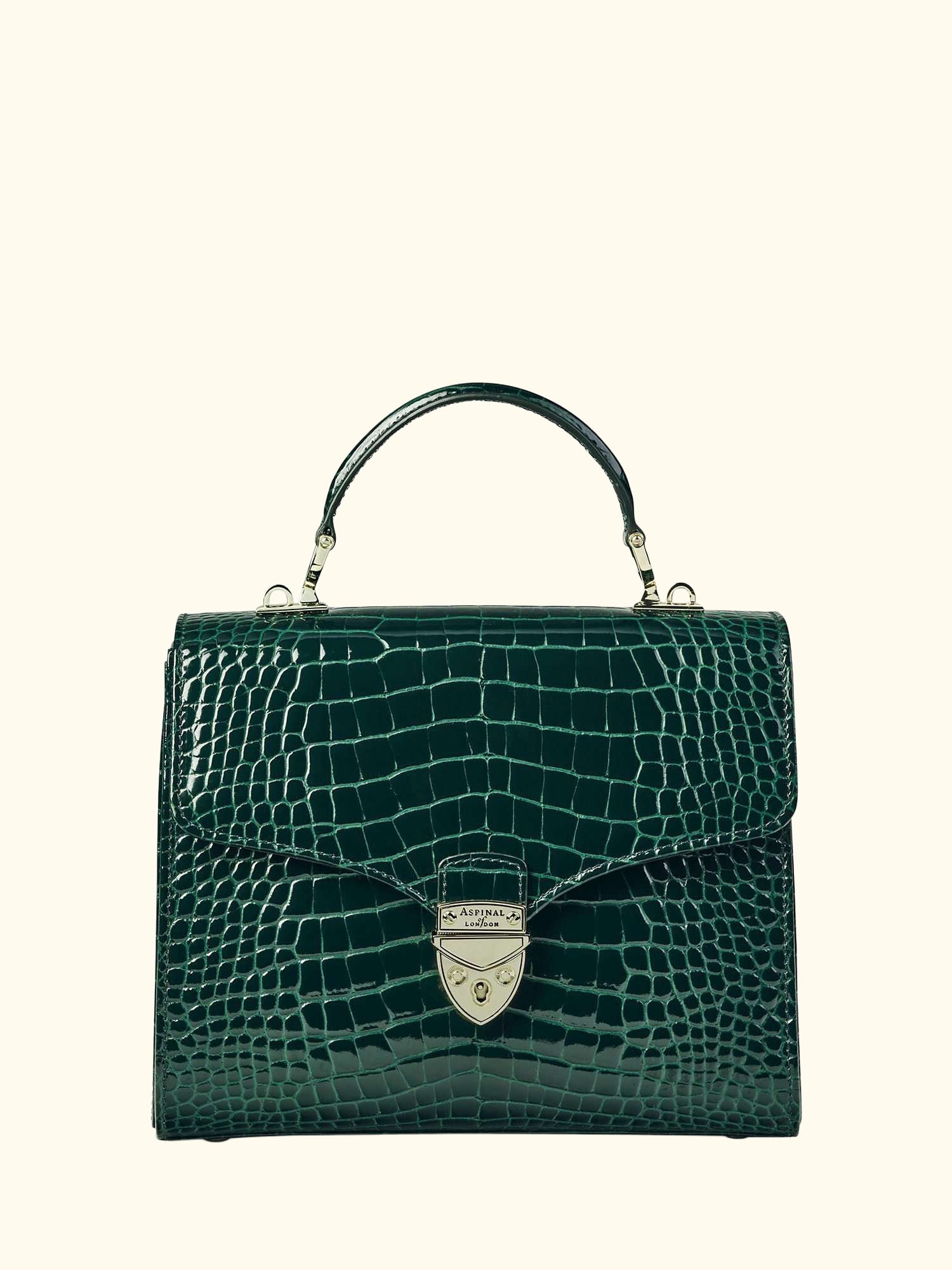 Mayfair Croc Effect Leather Cross Body Bag