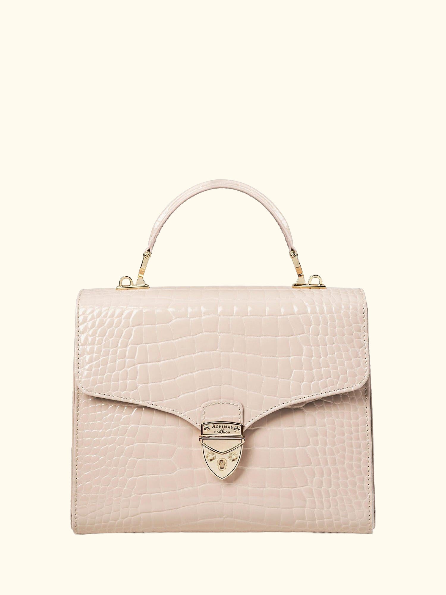 Mayfair Croc Effect Leather Cross Body Bag