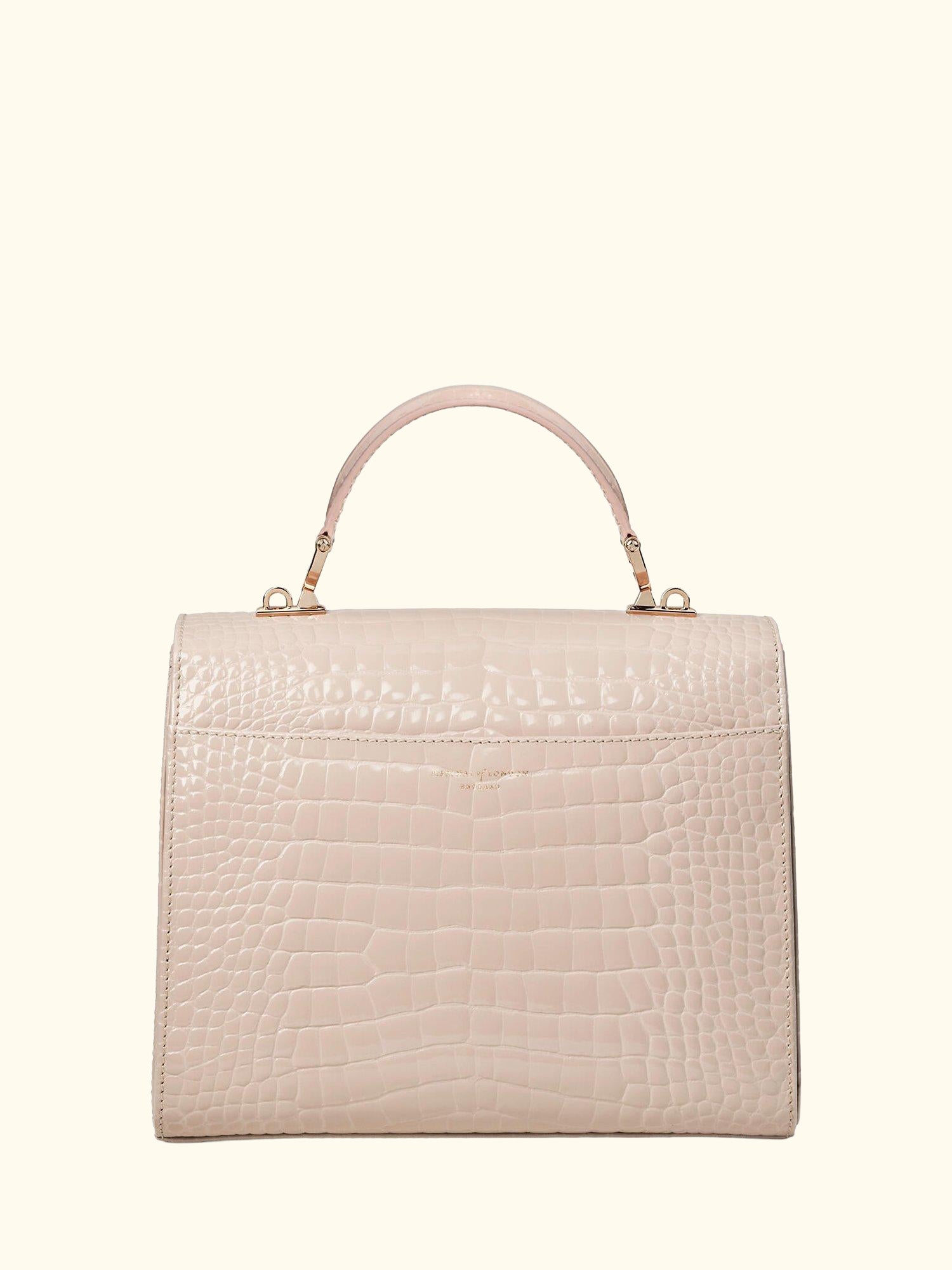 Mayfair Croc Effect Leather Cross Body Bag