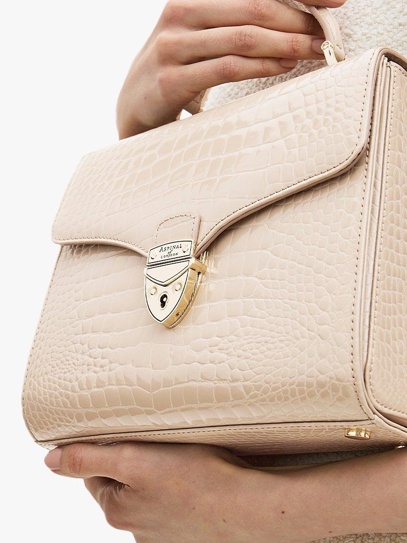 Mayfair Croc Effect Leather Cross Body Bag