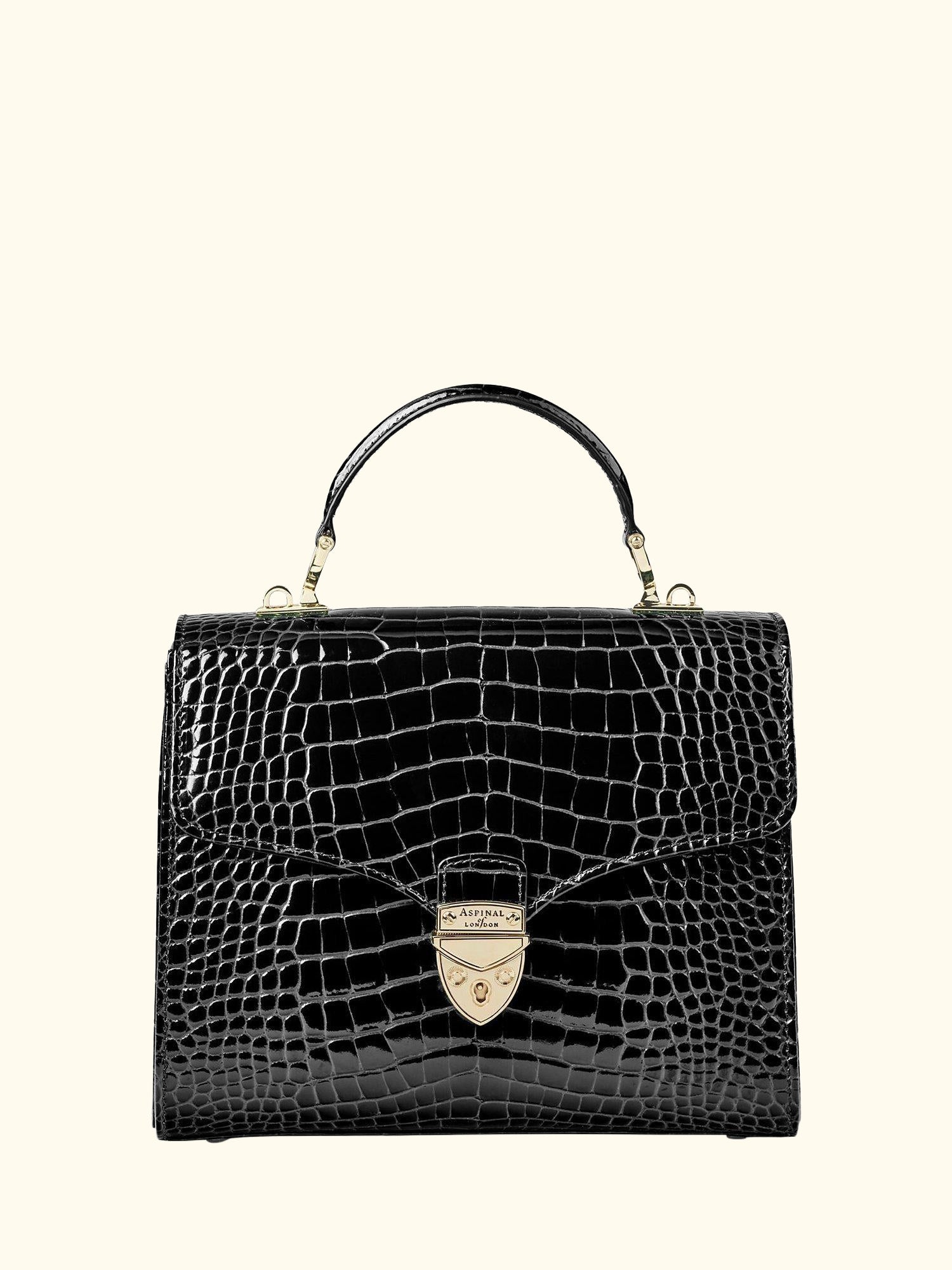Mayfair Croc Effect Leather Cross Body Bag