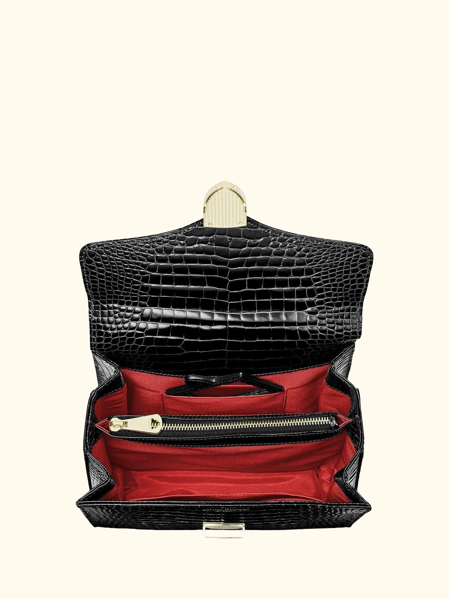 Mayfair Croc Effect Leather Cross Body Bag