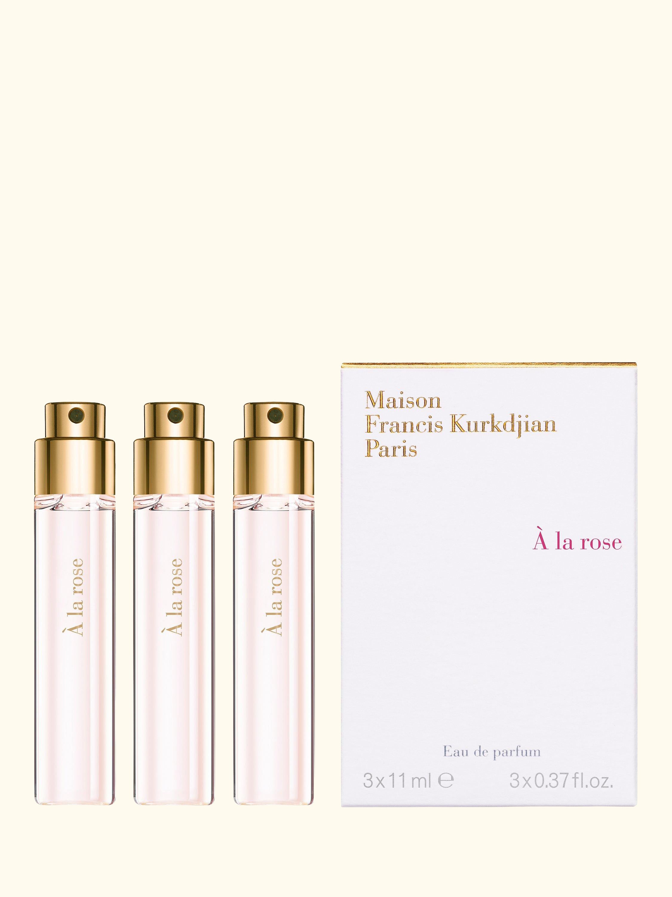 À La Rose Eau de Parfum Refills, 3 x 11ml