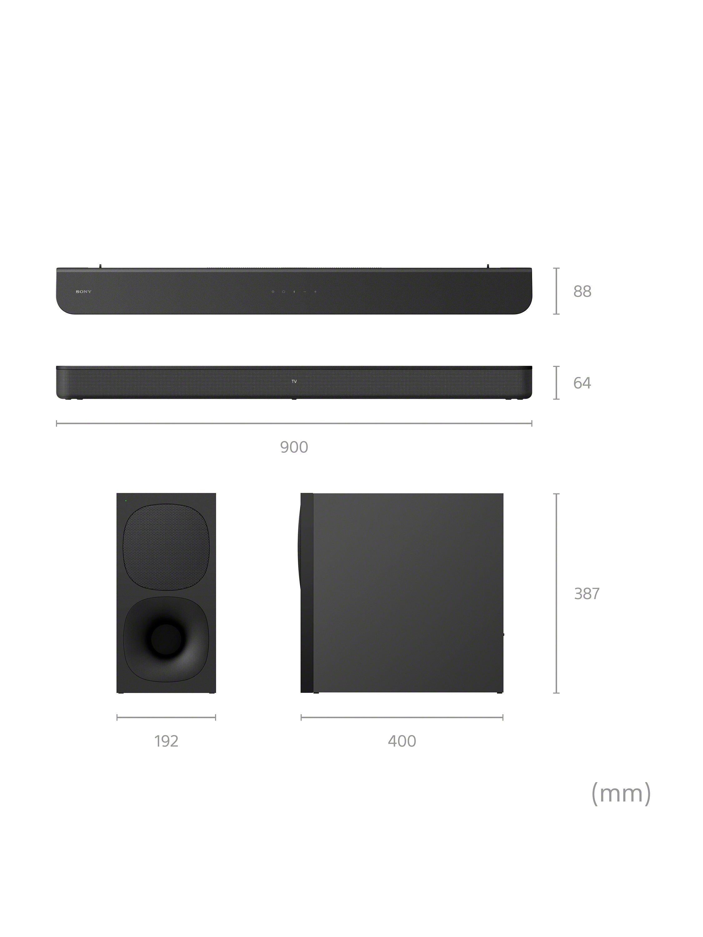 HT-SD40 Bluetooth Soundbar with Wireless Subwoofer