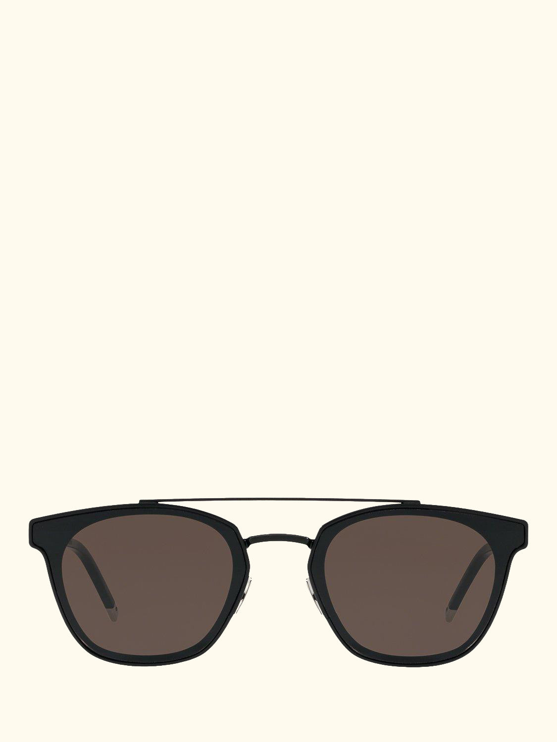 SL 28 Unisex Metal Rectangular Sunglasses, Matte Black/Grey