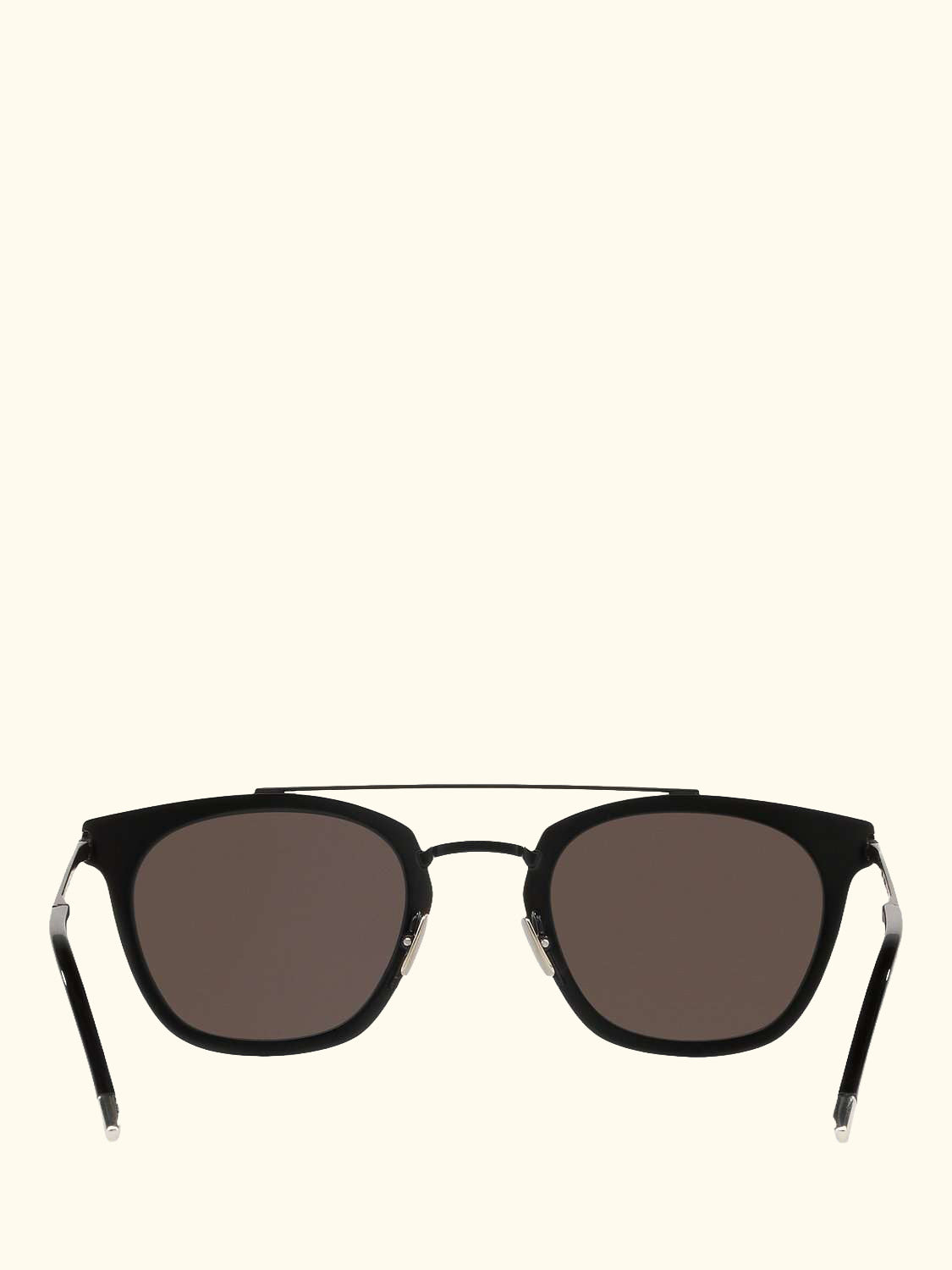 SL 28 Unisex Metal Rectangular Sunglasses, Matte Black/Grey