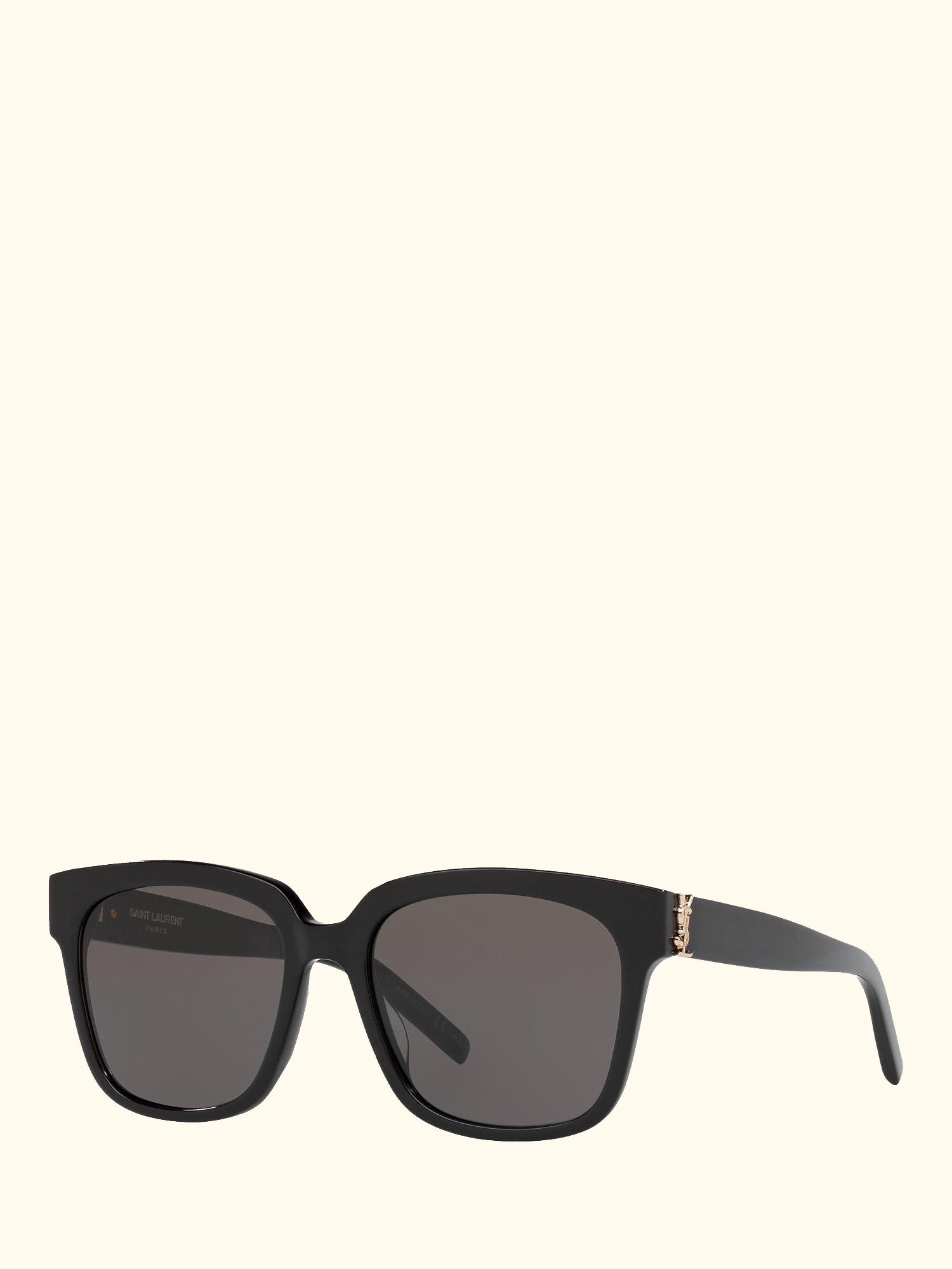 SL M40 Women's Square Sunglasses, Black/Grey
