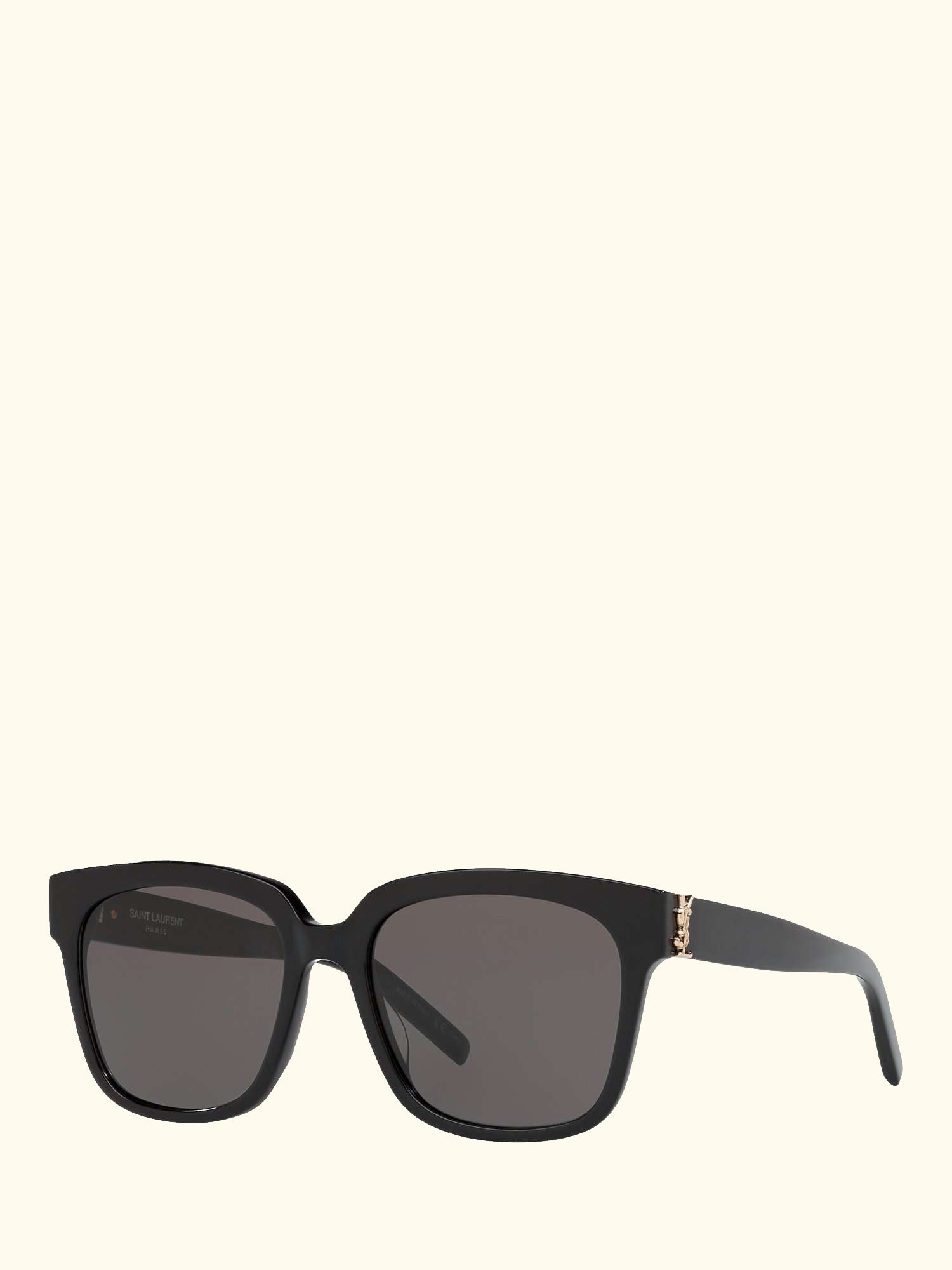 SL M40 Women's Square Sunglasses, Black/Grey