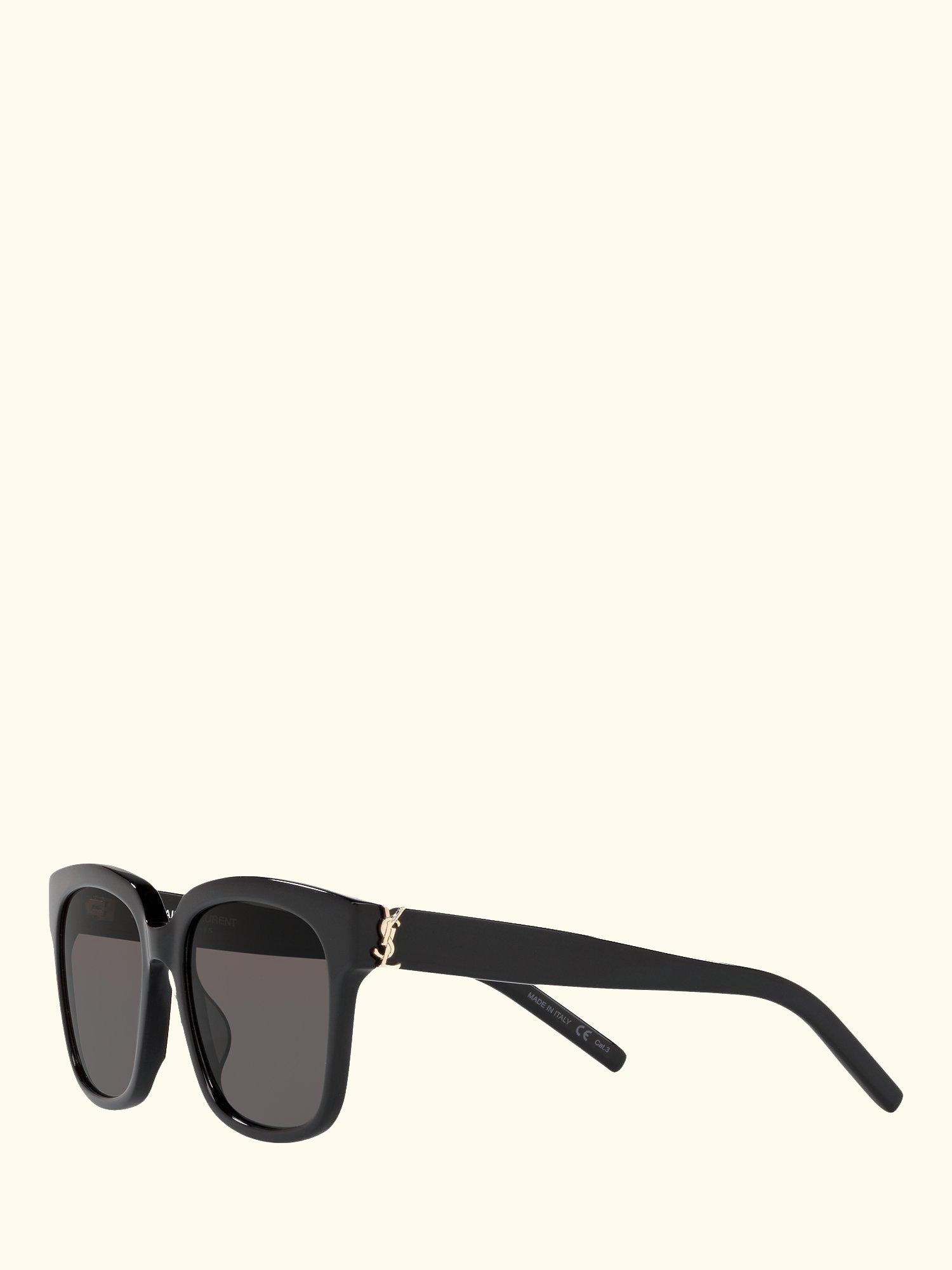 SL M40 Women's Square Sunglasses, Black/Grey