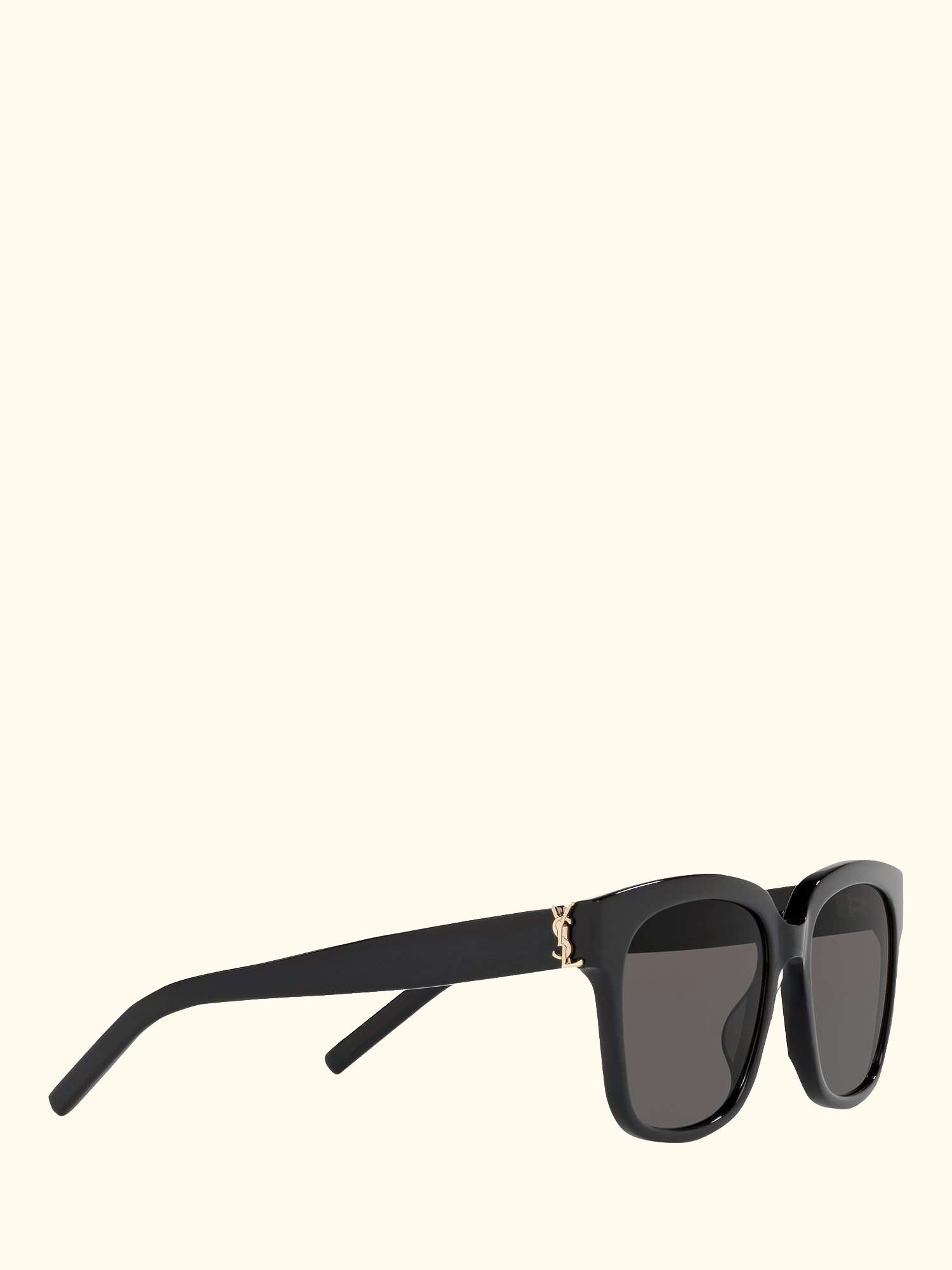 SL M40 Women's Square Sunglasses, Black/Grey