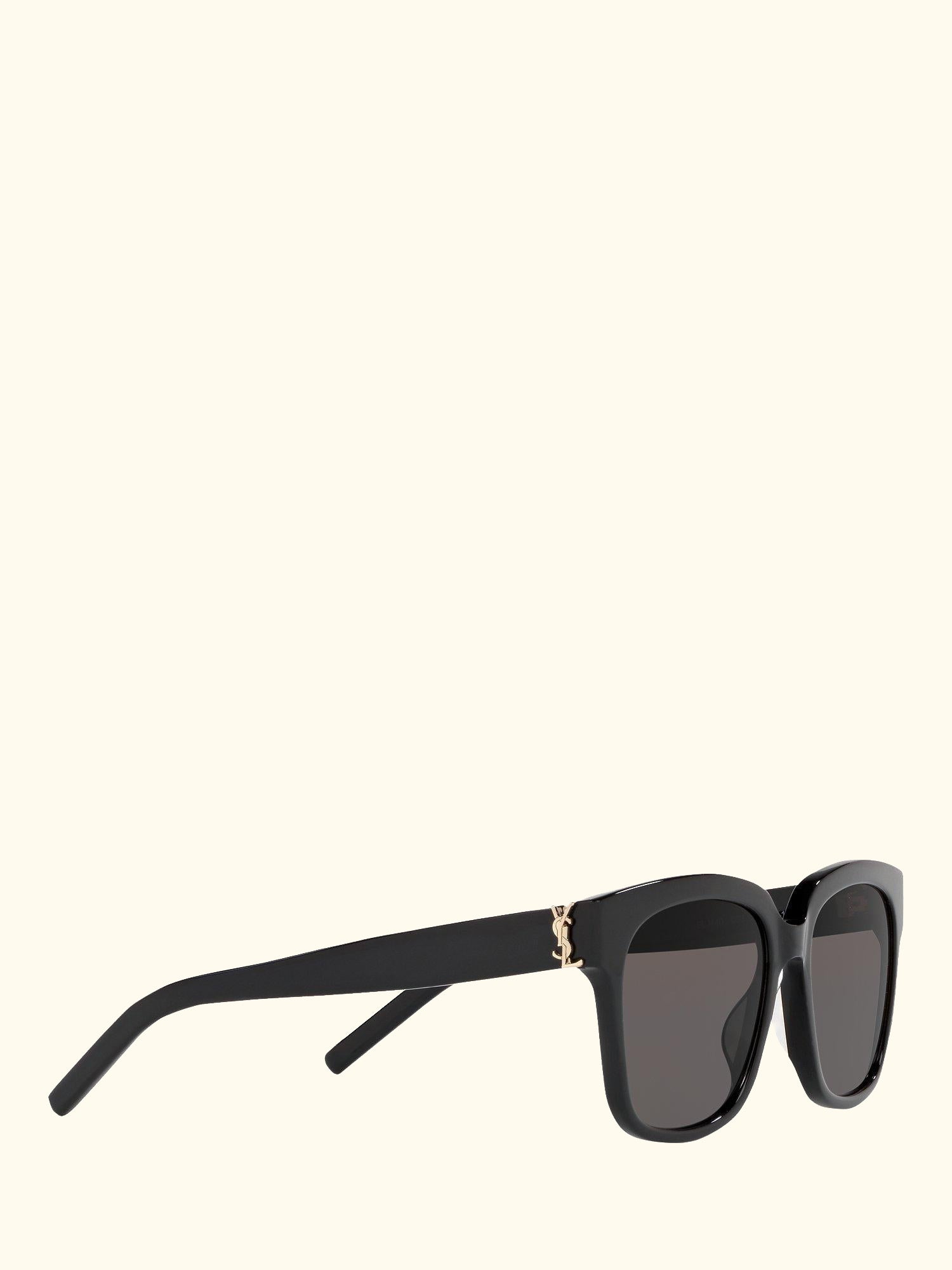 SL M40 Women's Square Sunglasses, Black/Grey