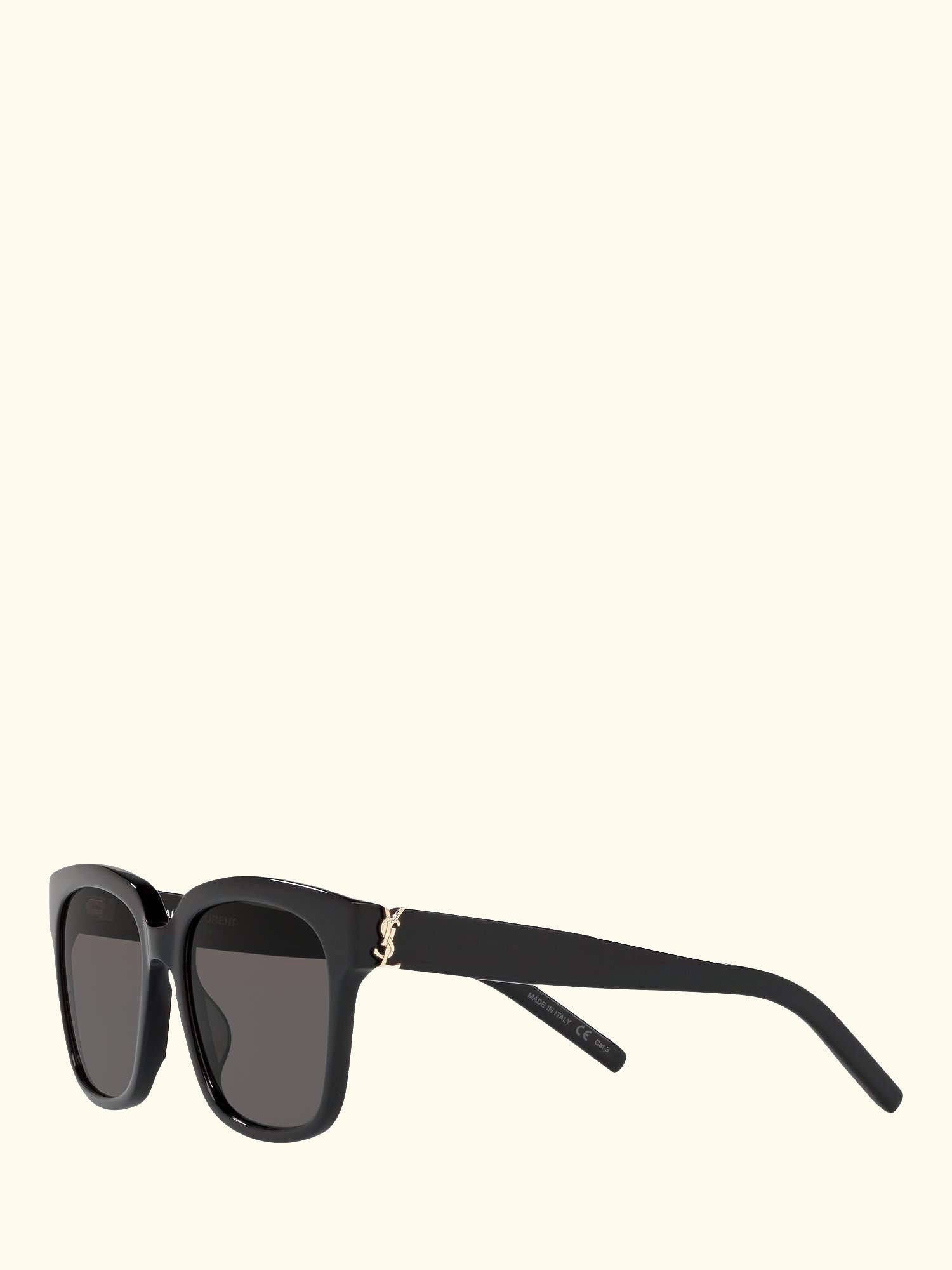 SL M40 Women's Square Sunglasses, Black/Grey