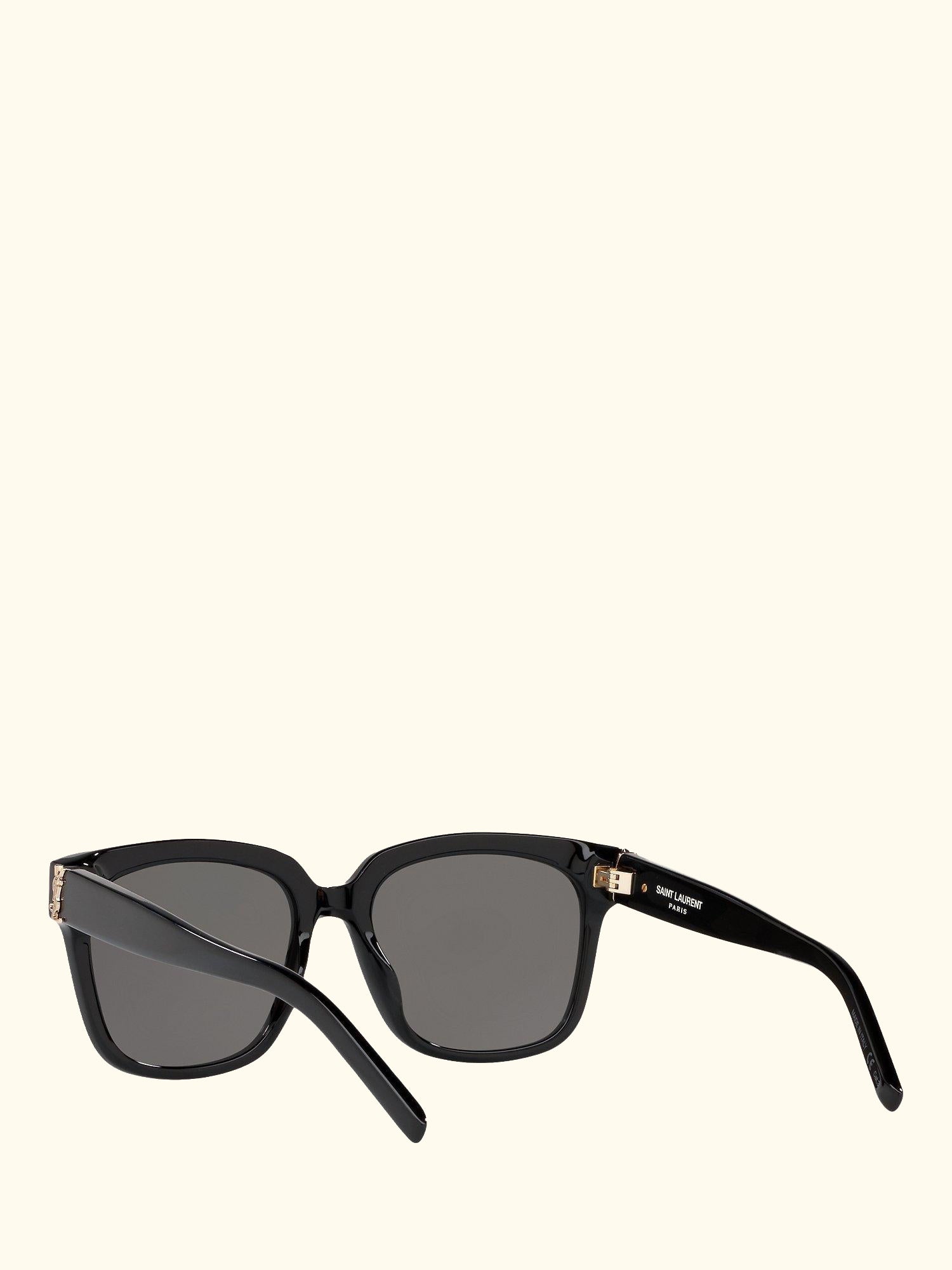 SL M40 Women's Square Sunglasses, Black/Grey
