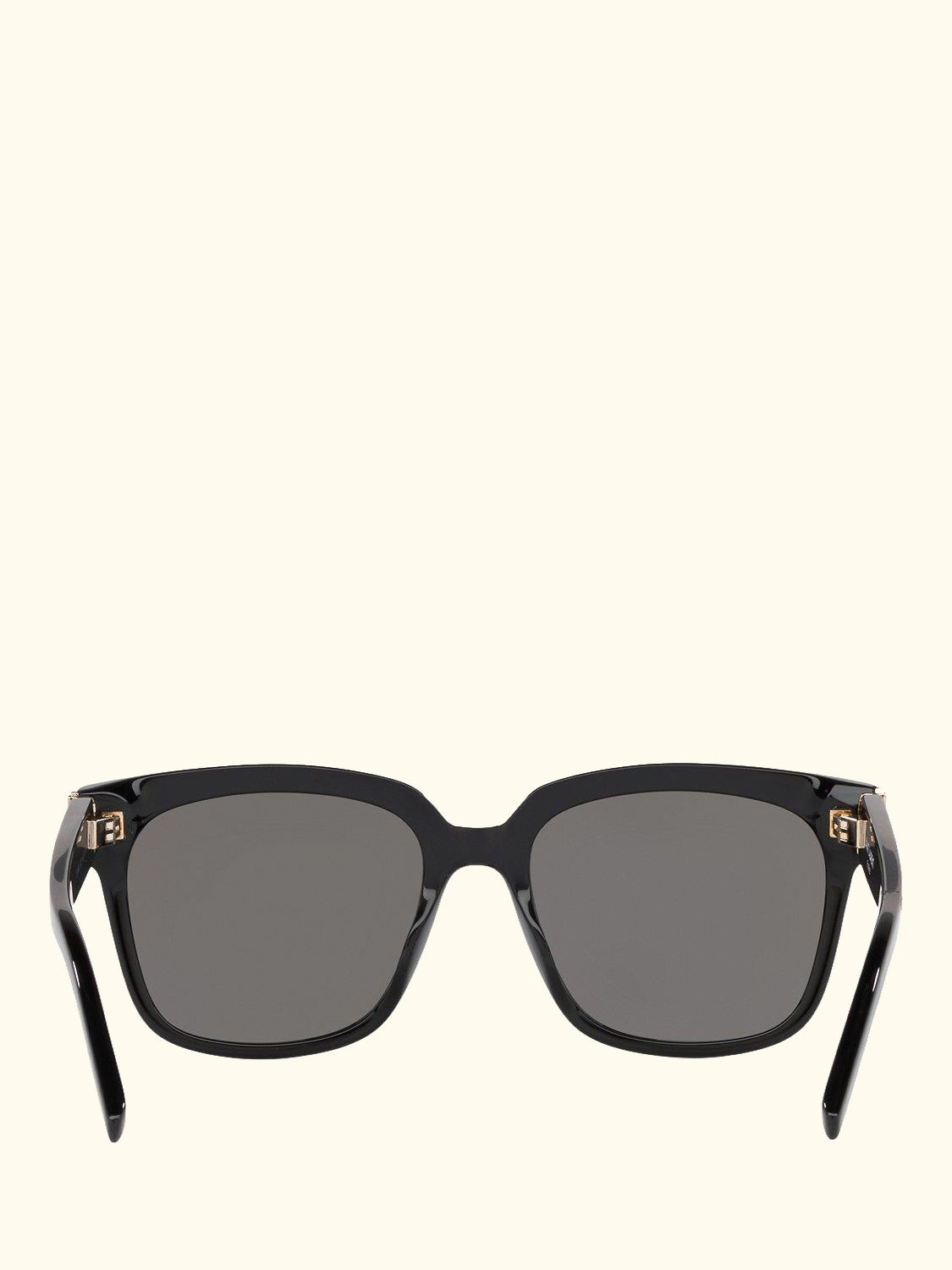 SL M40 Women's Square Sunglasses, Black/Grey