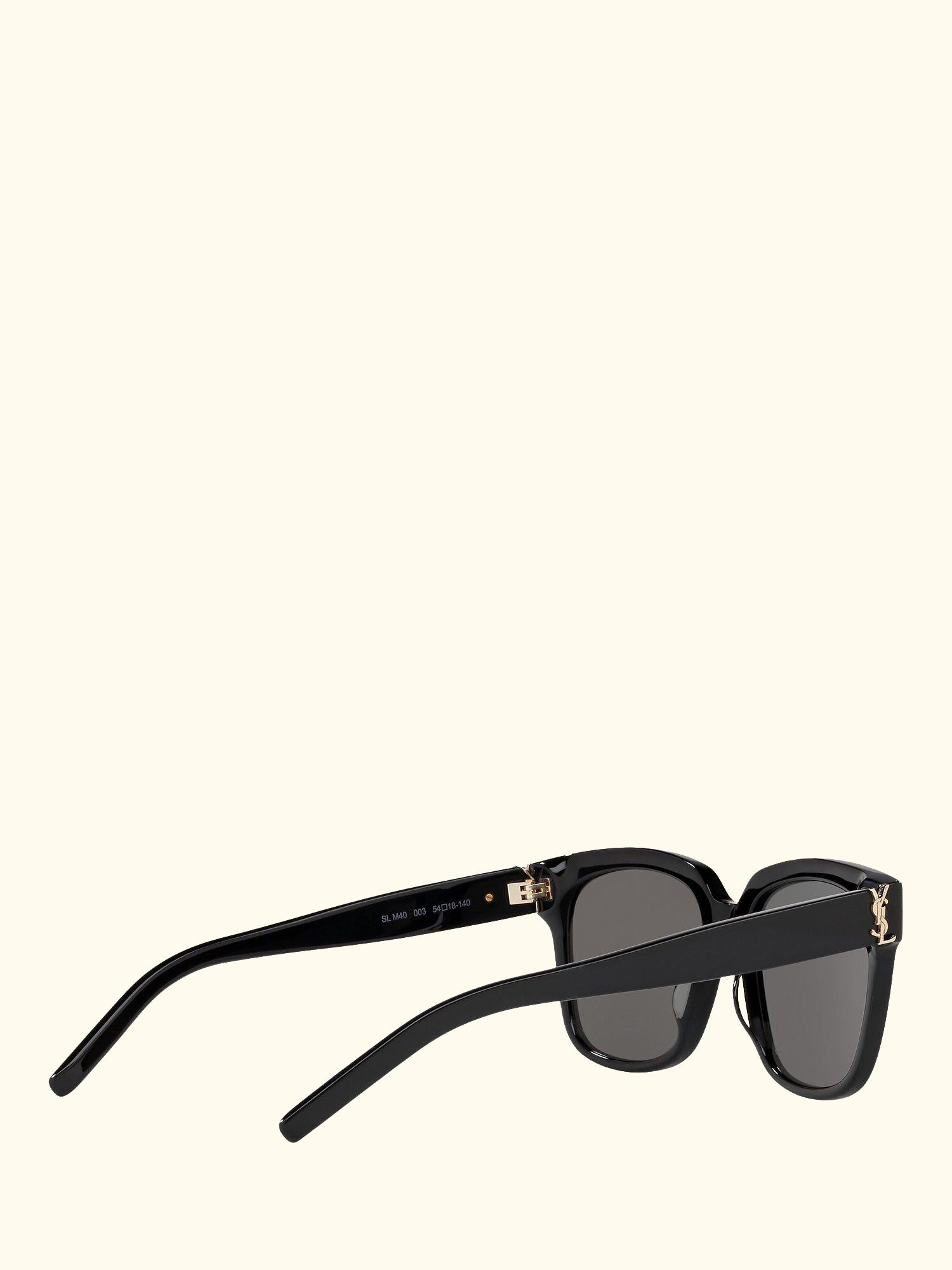 SL M40 Women's Square Sunglasses, Black/Grey