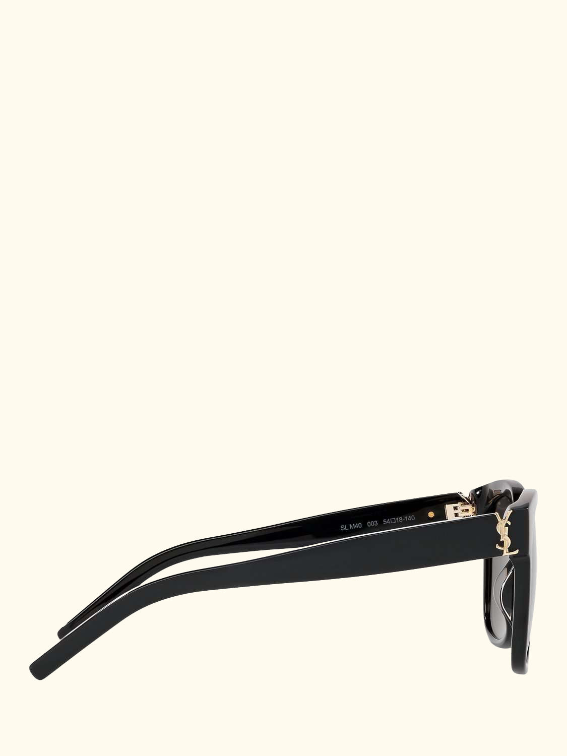 SL M40 Women's Square Sunglasses, Black/Grey