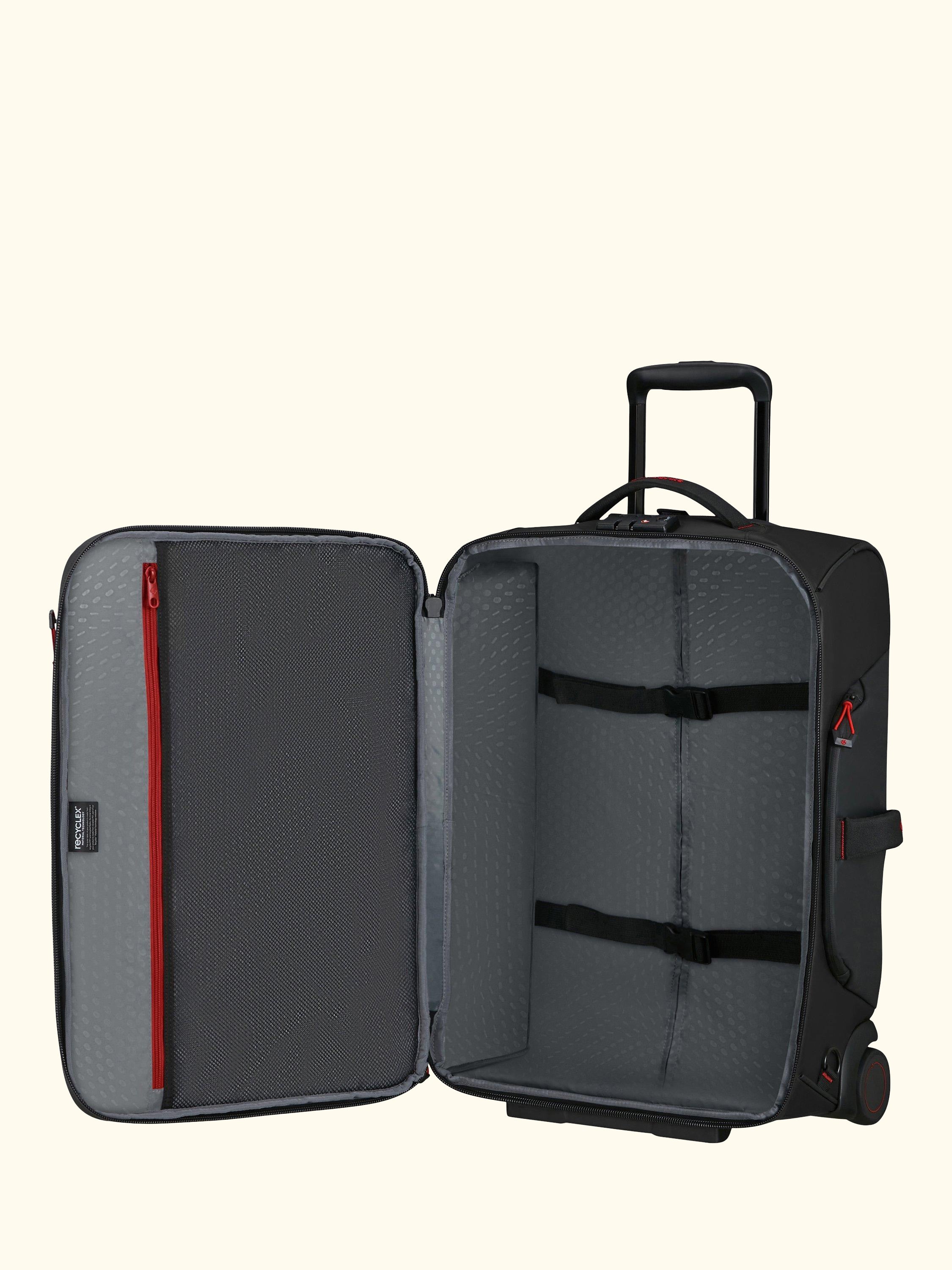 Ecodiver 2-Wheel Recycled Duffle Backpack