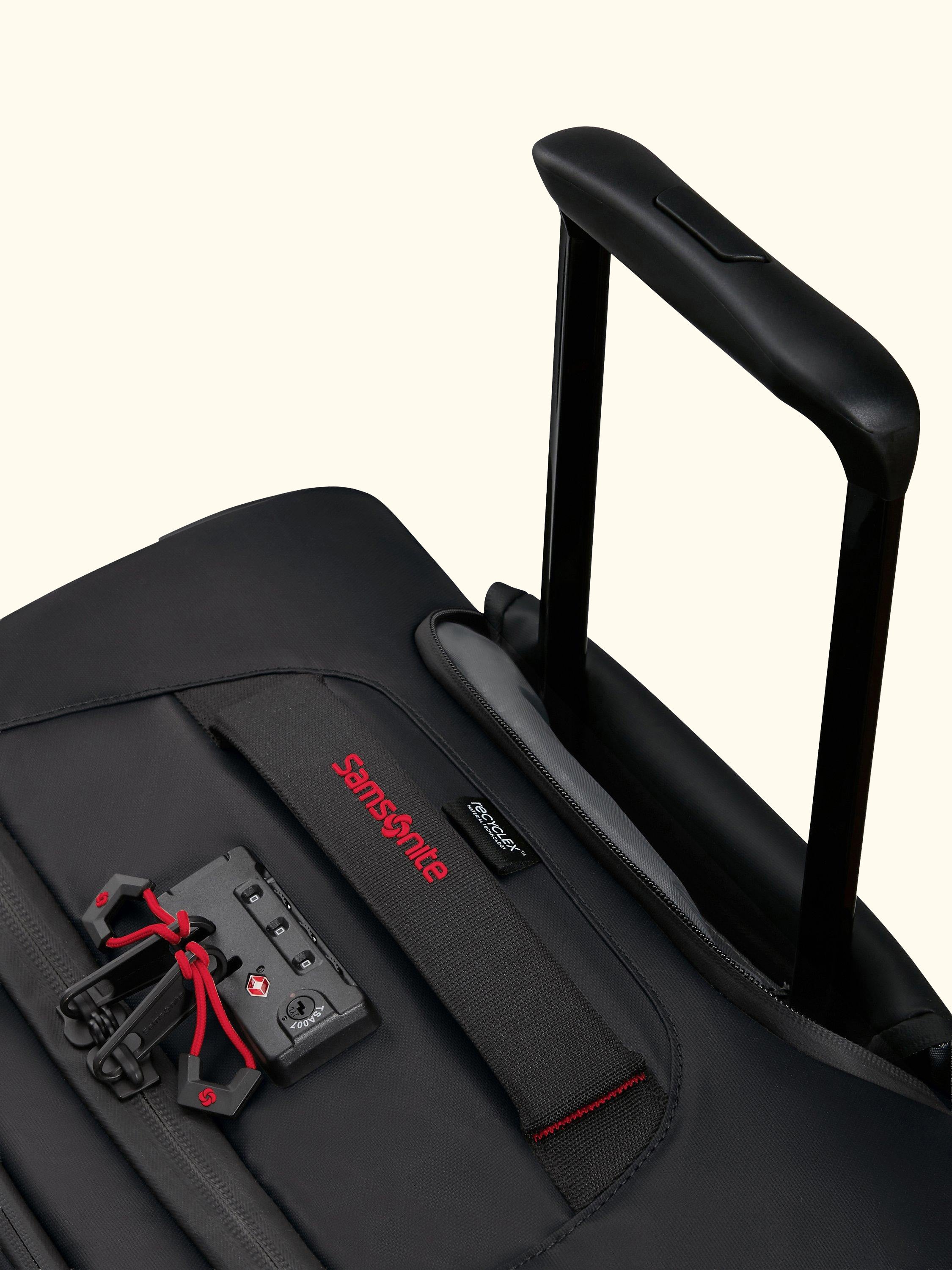Ecodiver 2-Wheel Recycled Duffle Backpack
