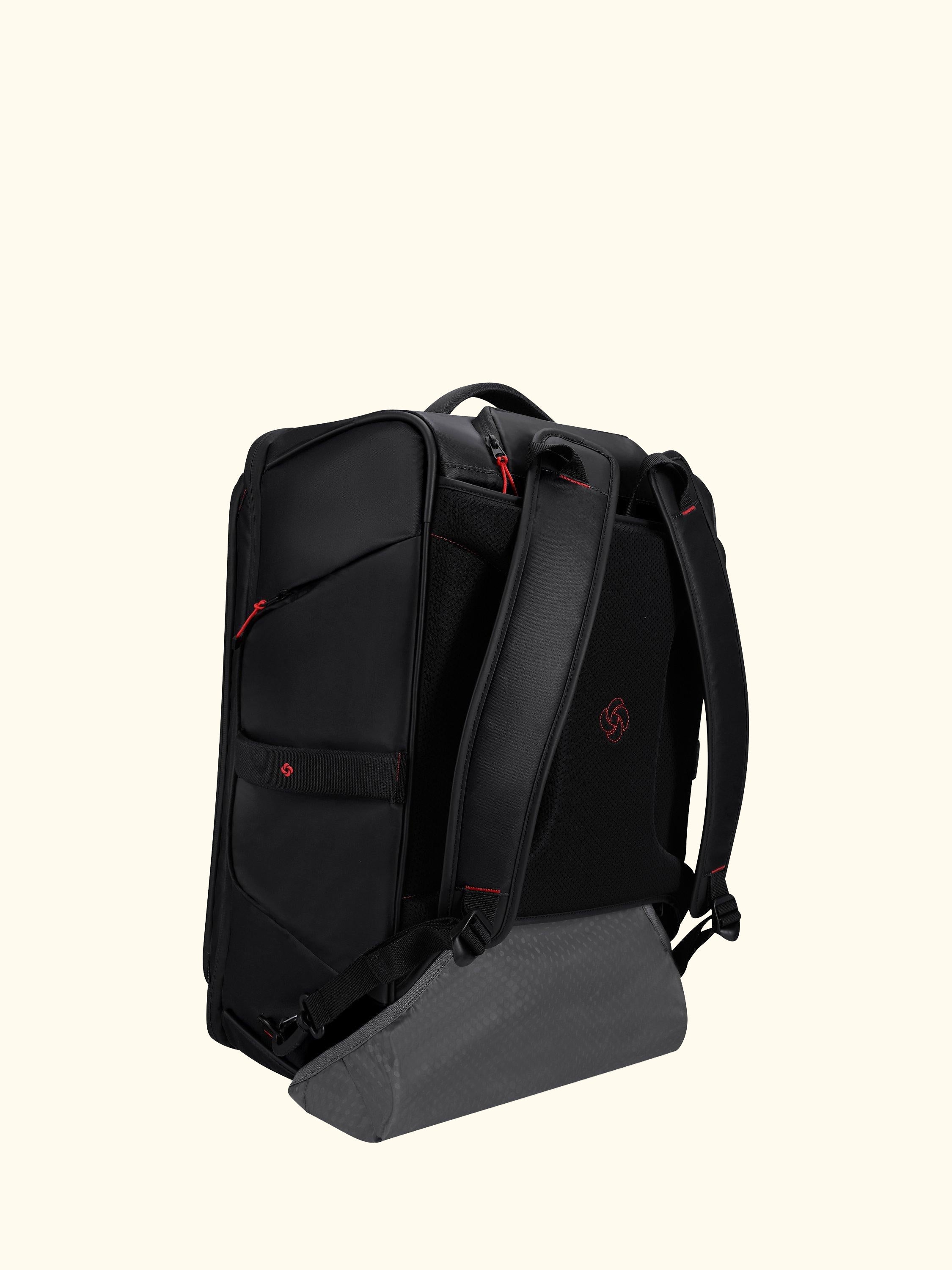 Ecodiver 2-Wheel Recycled Duffle Backpack