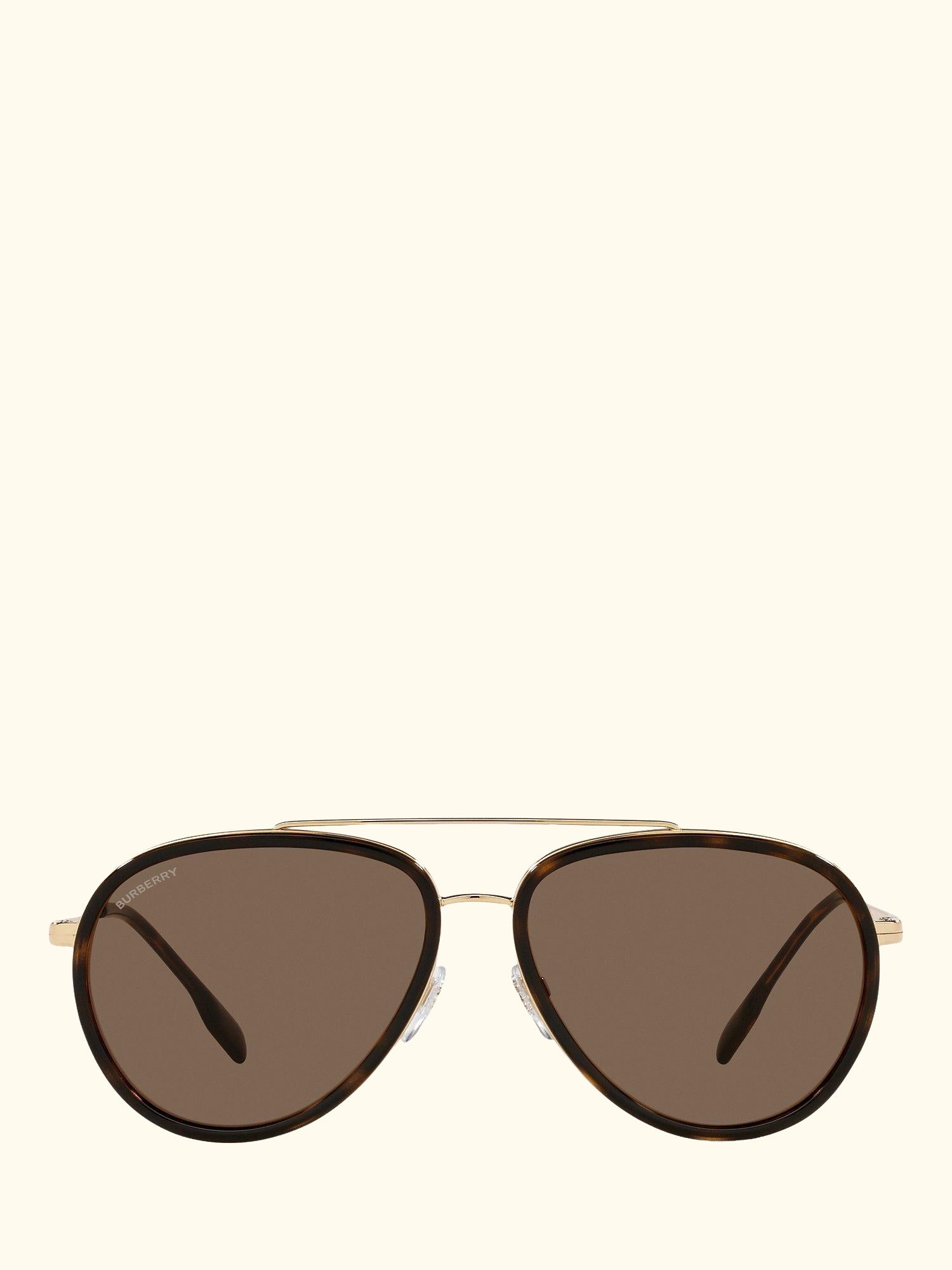 BE3125 Men's Oliver Aviator Sunglasses, Gold/Brown