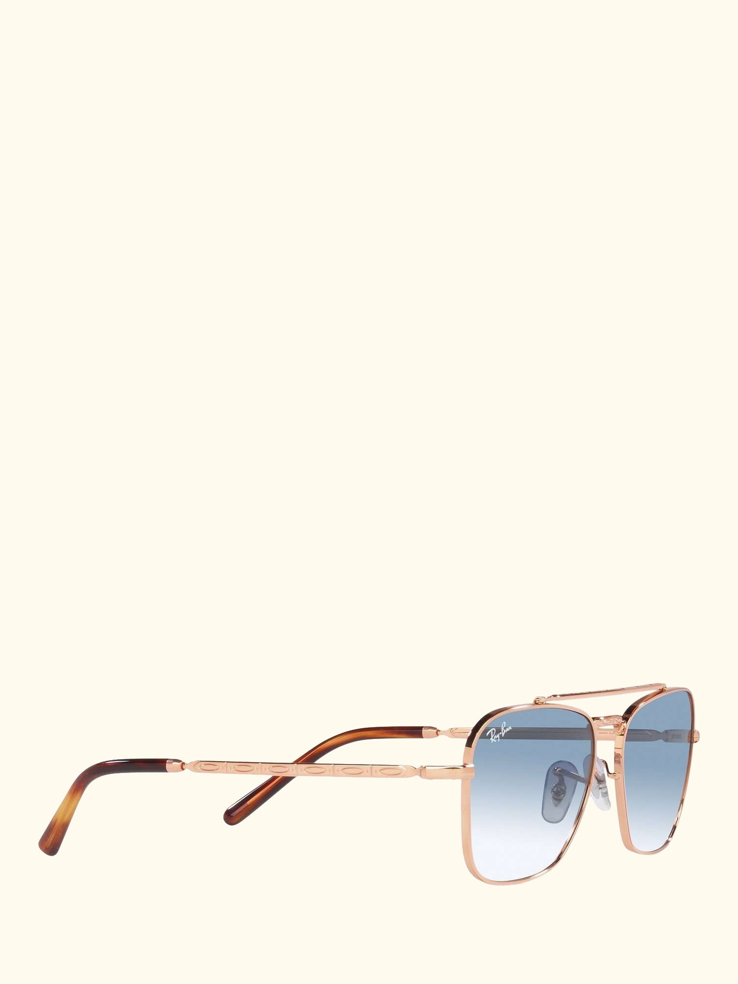 RB3636 Unisex New Caravan Square Sunglasses, Rose Gold/Blue Gradient