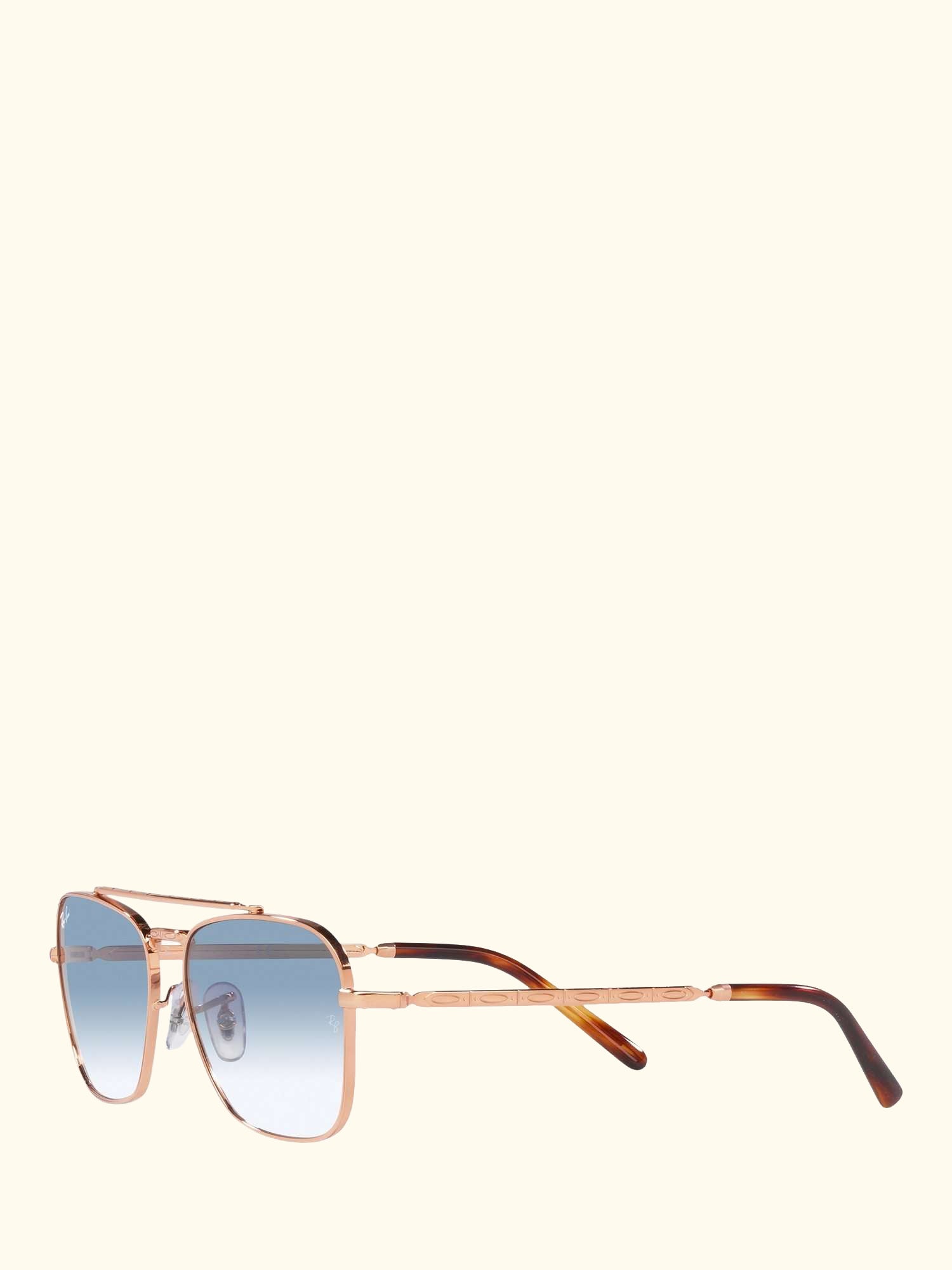 RB3636 Unisex New Caravan Square Sunglasses, Rose Gold/Blue Gradient