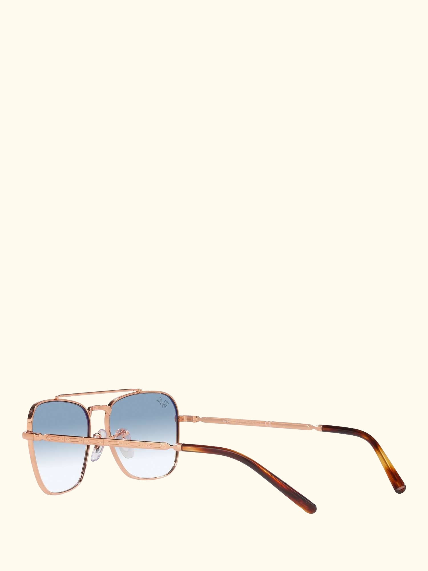 RB3636 Unisex New Caravan Square Sunglasses, Rose Gold/Blue Gradient