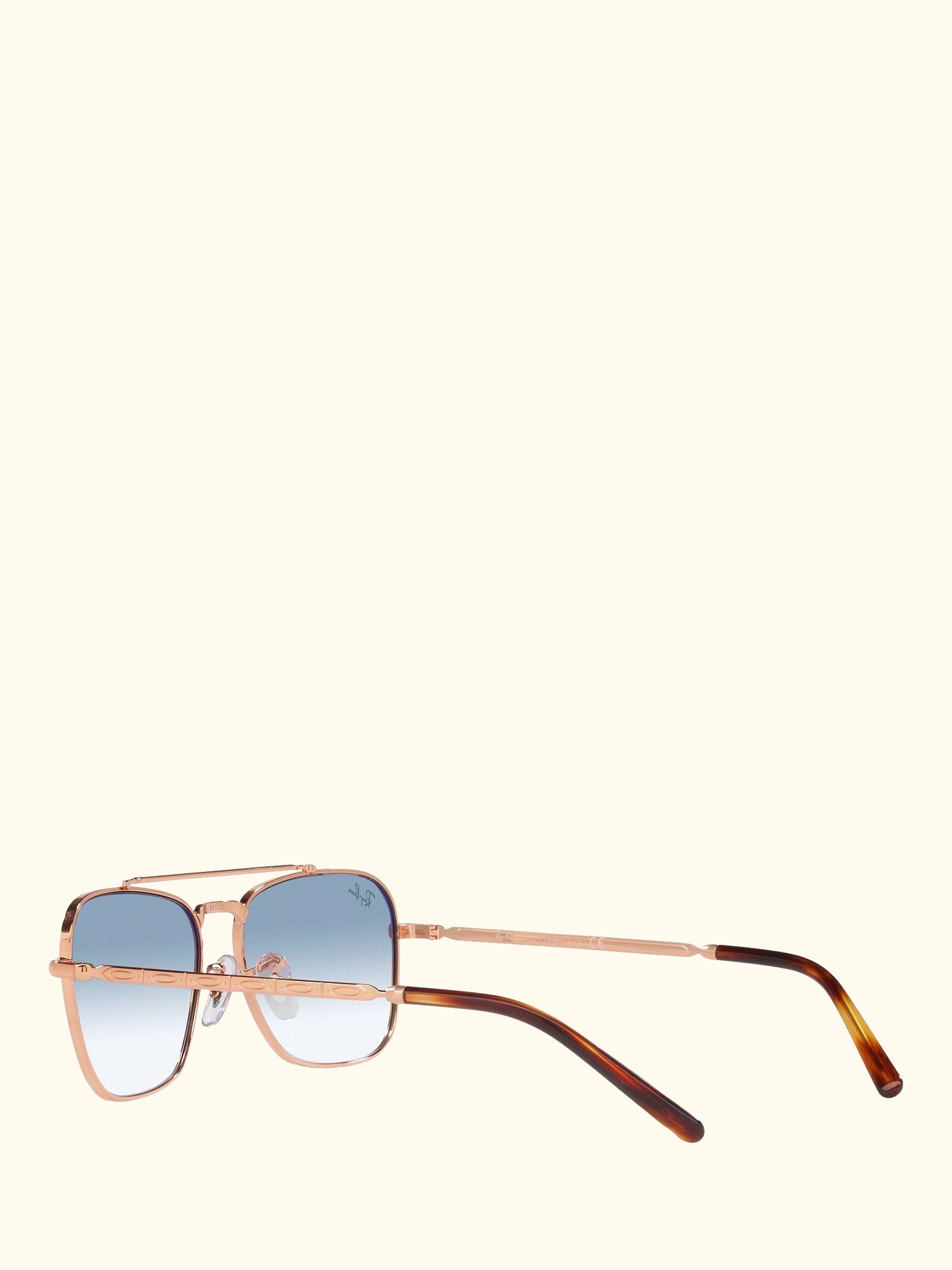RB3636 Unisex New Caravan Square Sunglasses, Rose Gold/Blue Gradient