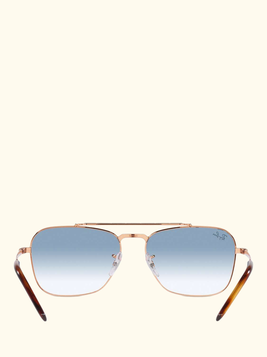 RB3636 Unisex New Caravan Square Sunglasses, Rose Gold/Blue Gradient