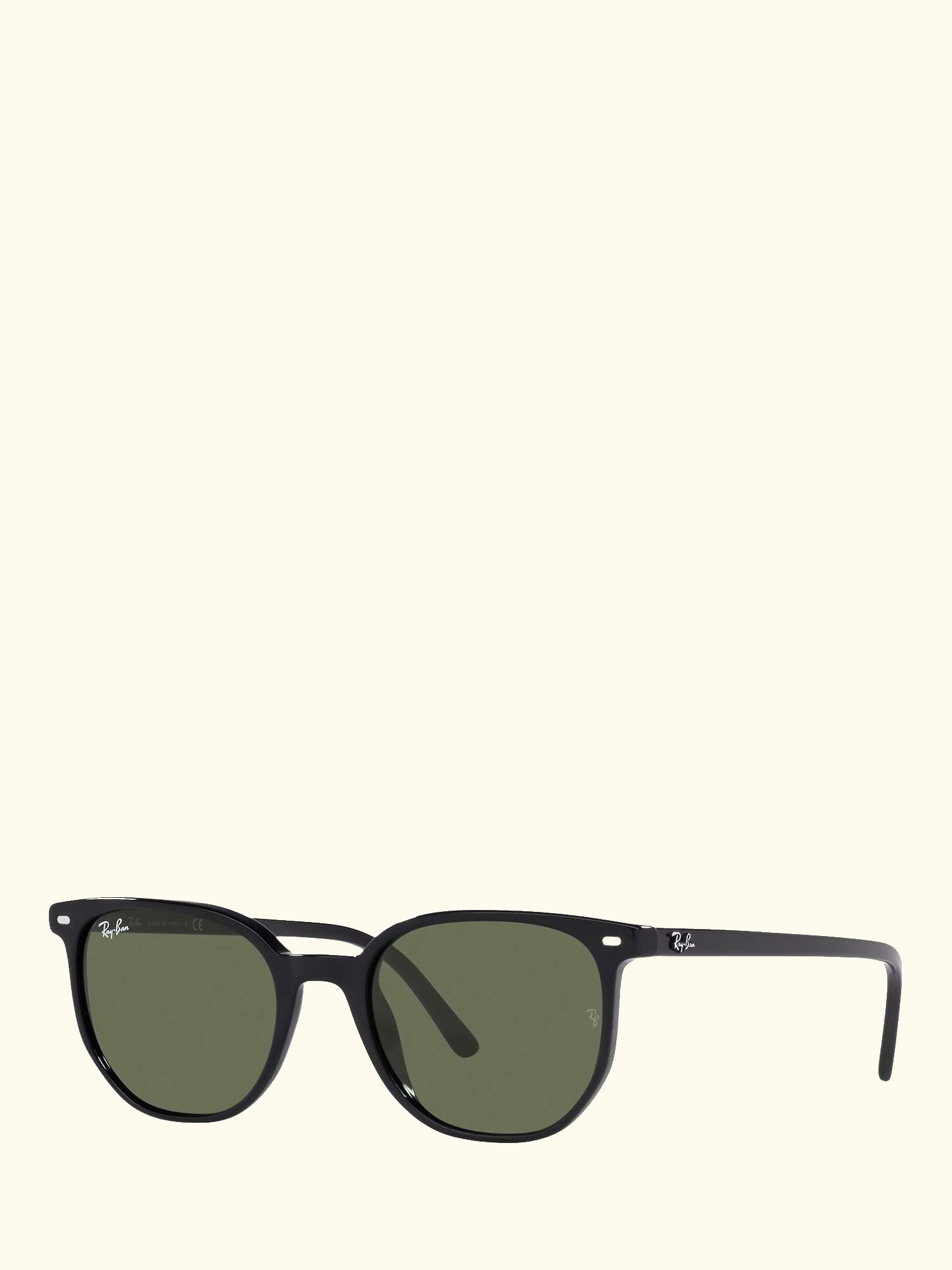 RB2197 Unisex Elliot Sunglasses, Black/Green