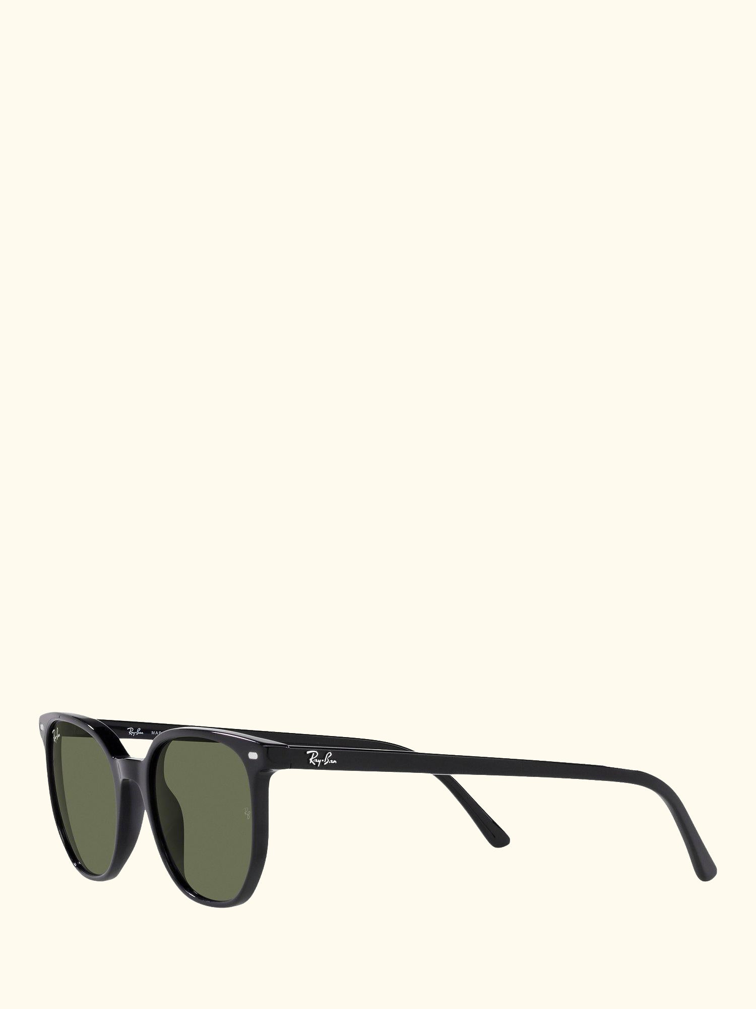 RB2197 Unisex Elliot Sunglasses, Black/Green