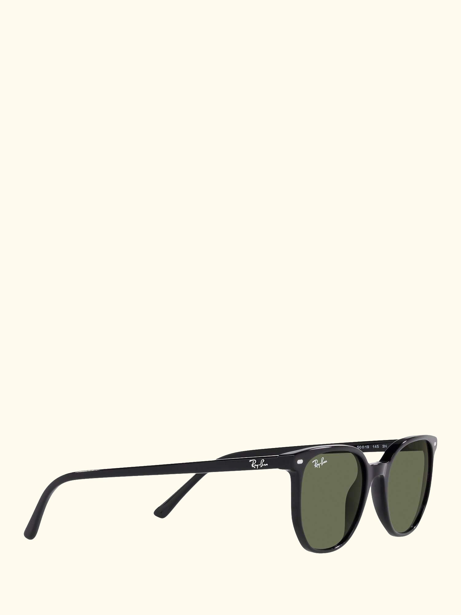 RB2197 Unisex Elliot Sunglasses, Black/Green