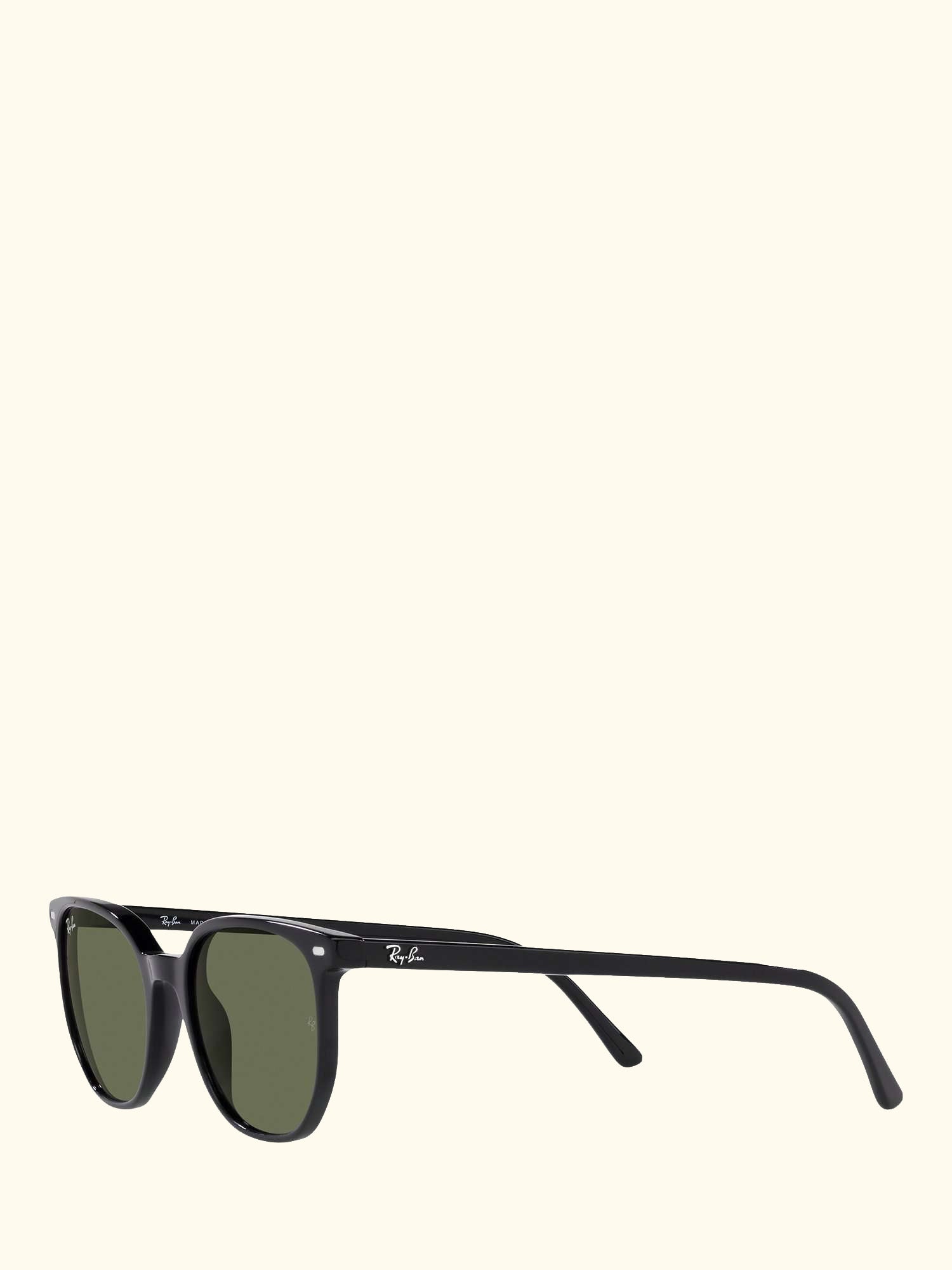 RB2197 Unisex Elliot Sunglasses, Black/Green