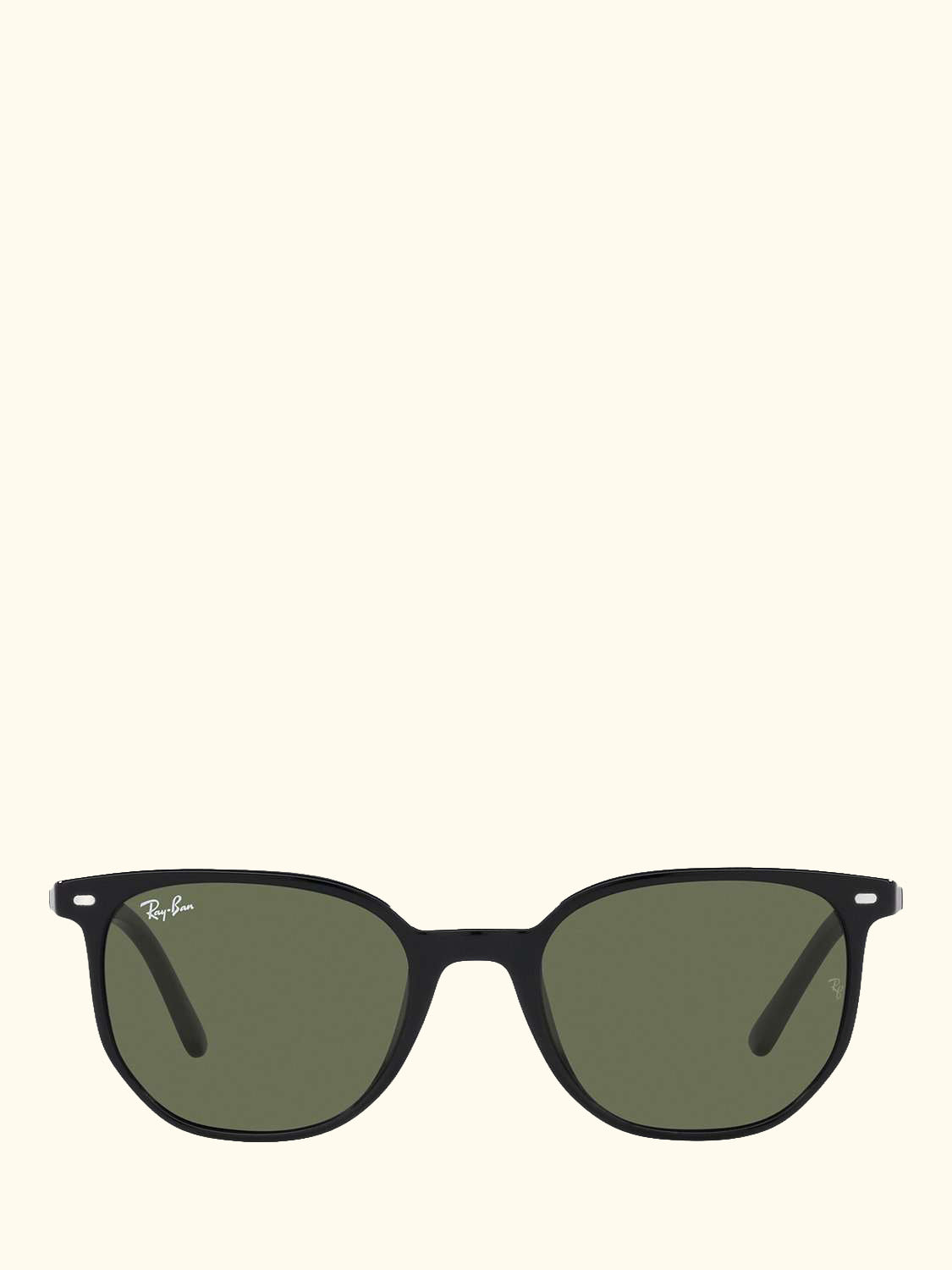 RB2197 Unisex Elliot Sunglasses, Black/Green