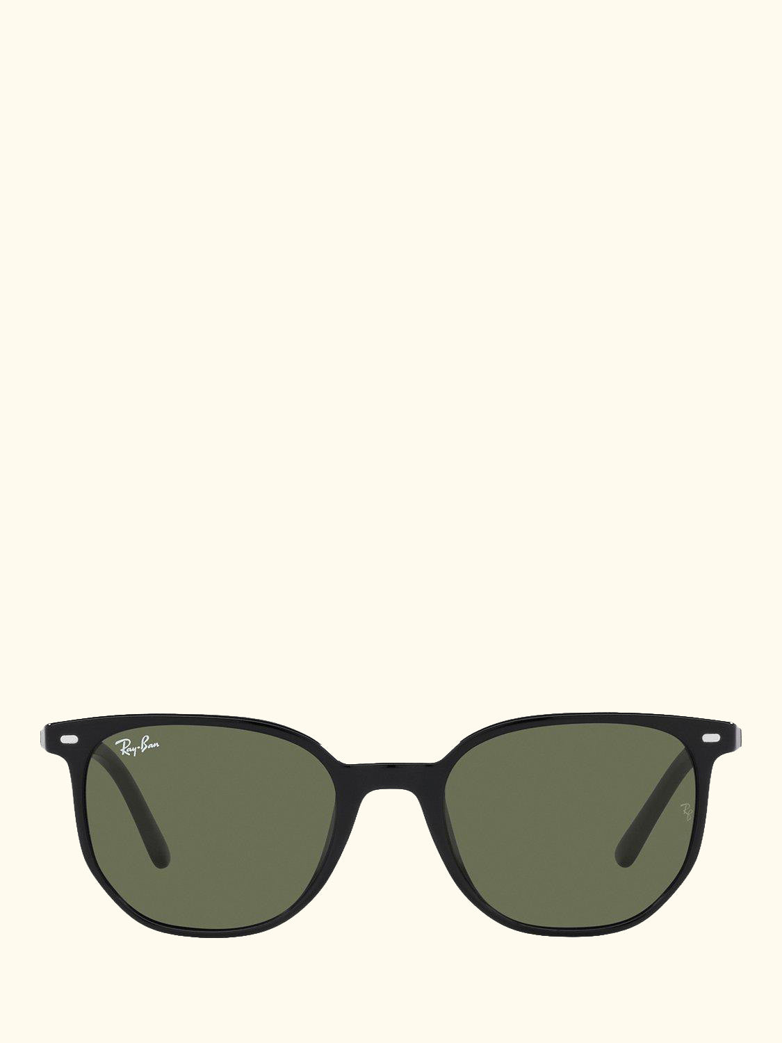 RB2197 Unisex Elliot Sunglasses, Black/Green