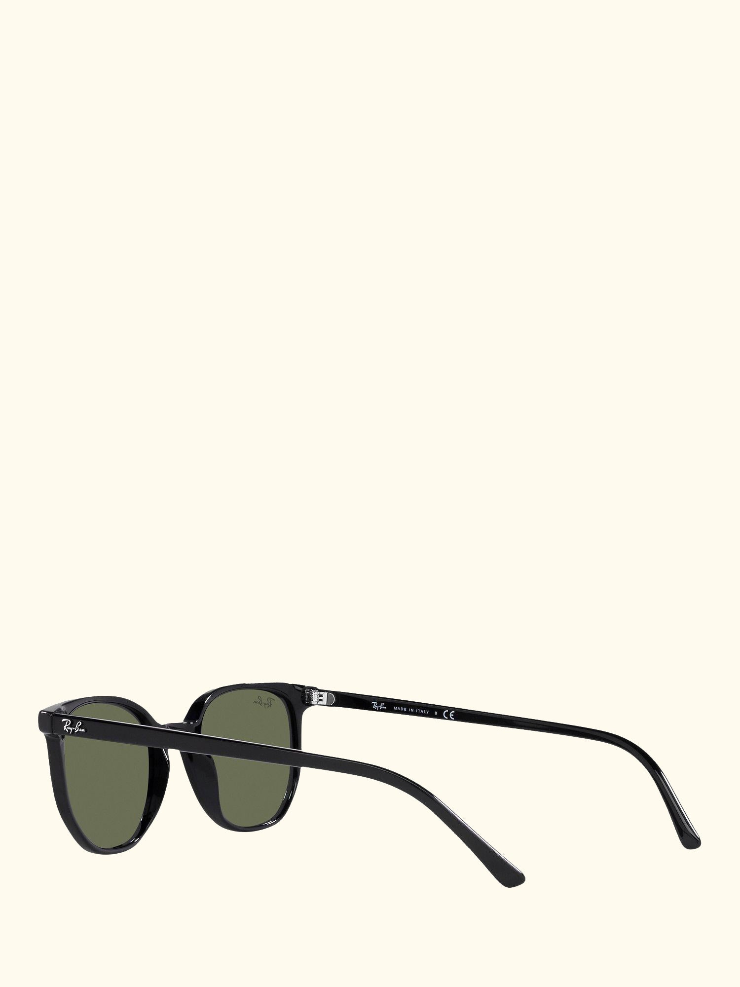 RB2197 Unisex Elliot Sunglasses, Black/Green