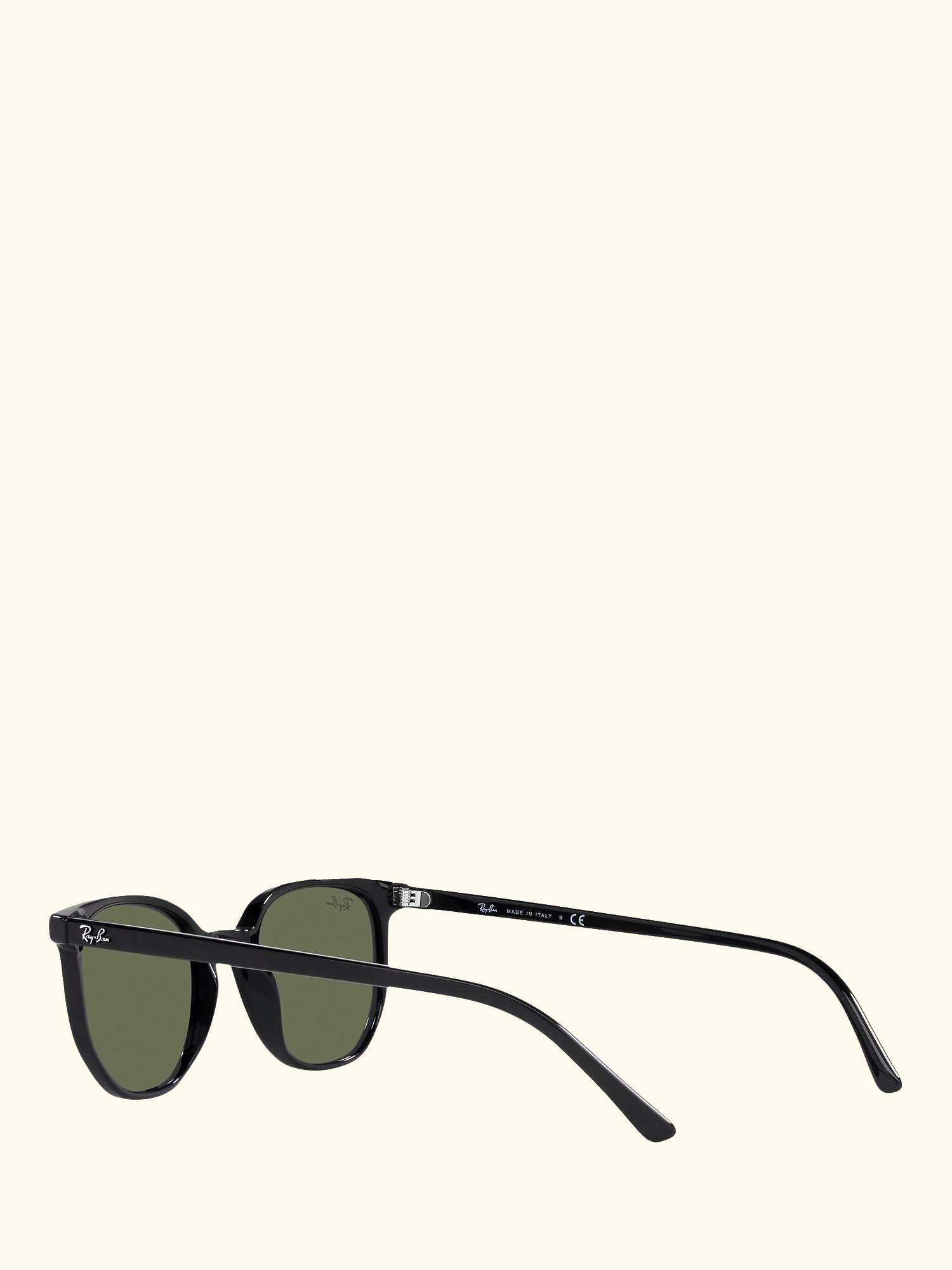 RB2197 Unisex Elliot Sunglasses, Black/Green