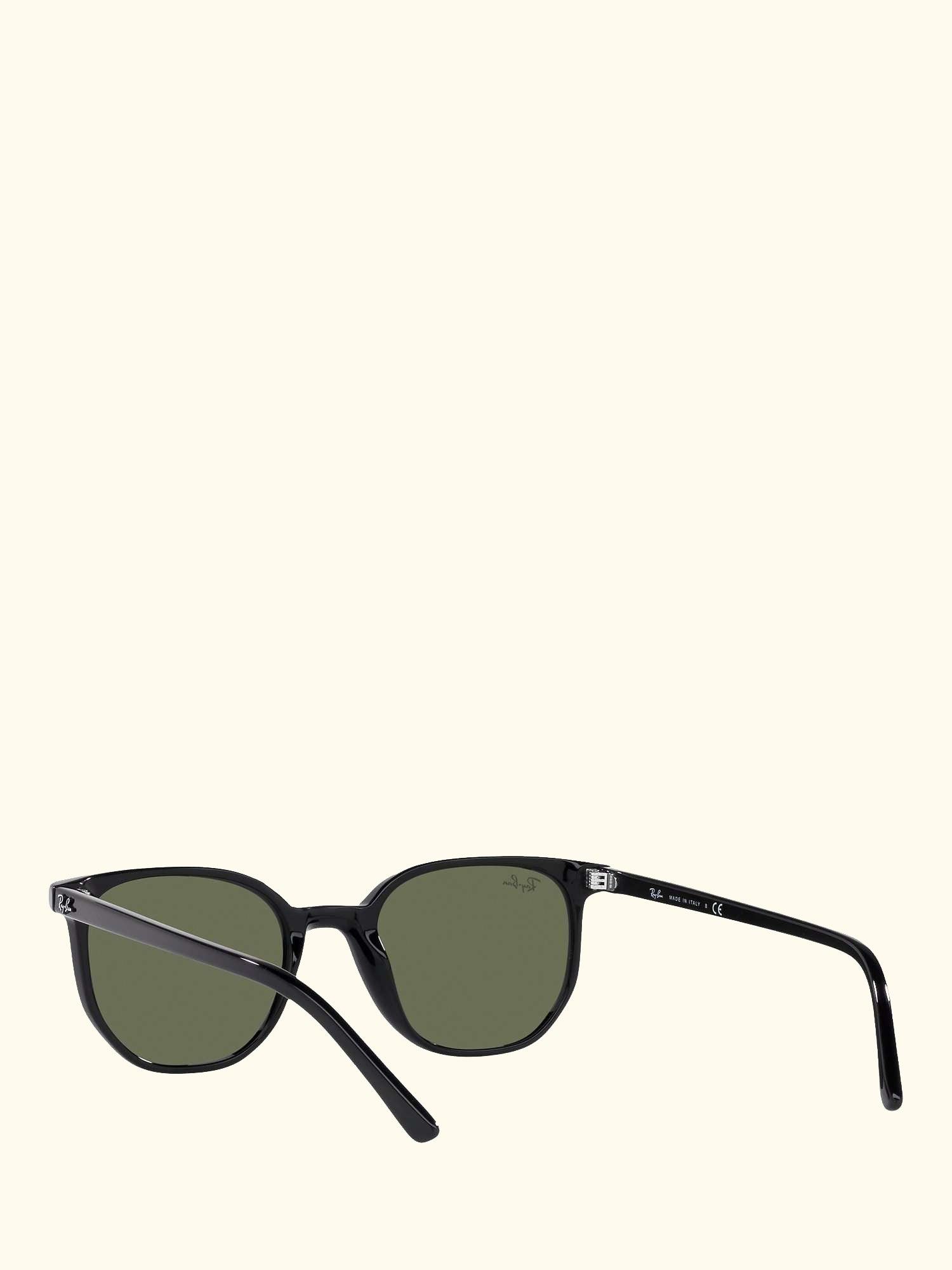 RB2197 Unisex Elliot Sunglasses, Black/Green