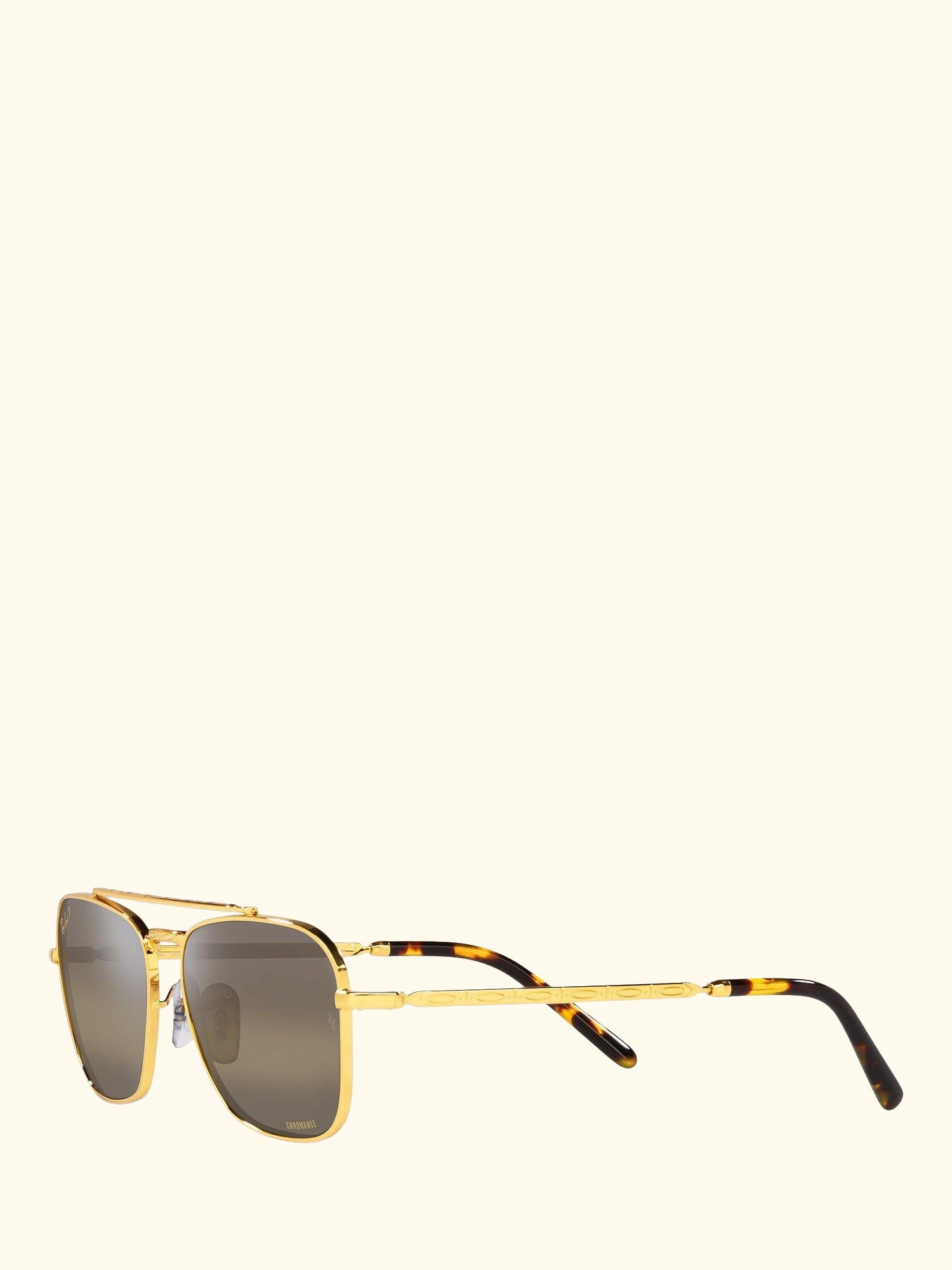 RB3636 Unisex New Caravan Square Sunglasses, Legend Gold/Brown