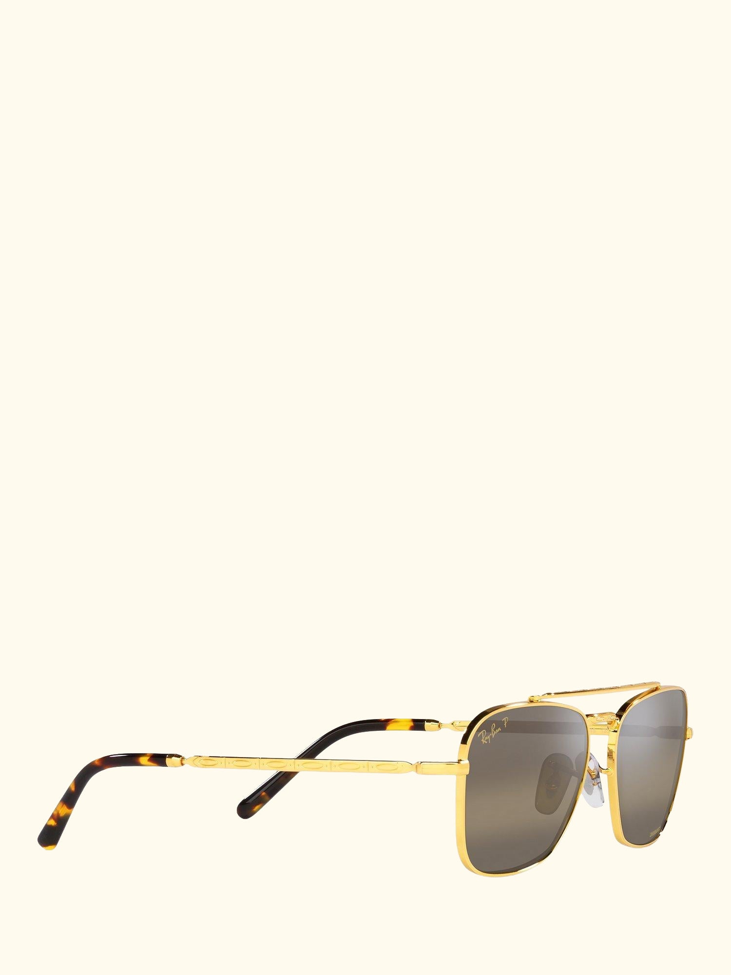 RB3636 Unisex New Caravan Square Sunglasses, Legend Gold/Brown