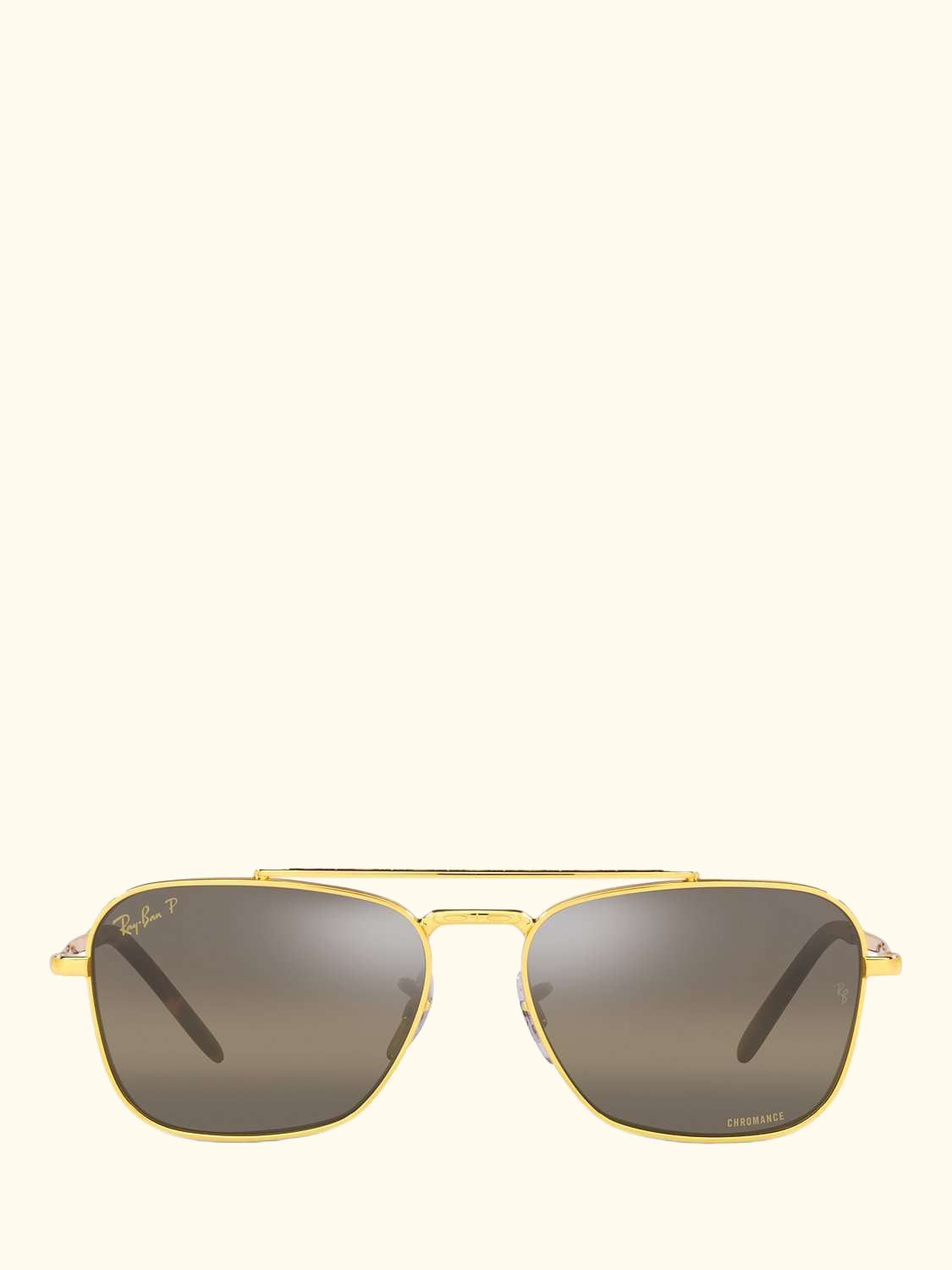 RB3636 Unisex New Caravan Square Sunglasses, Legend Gold/Brown