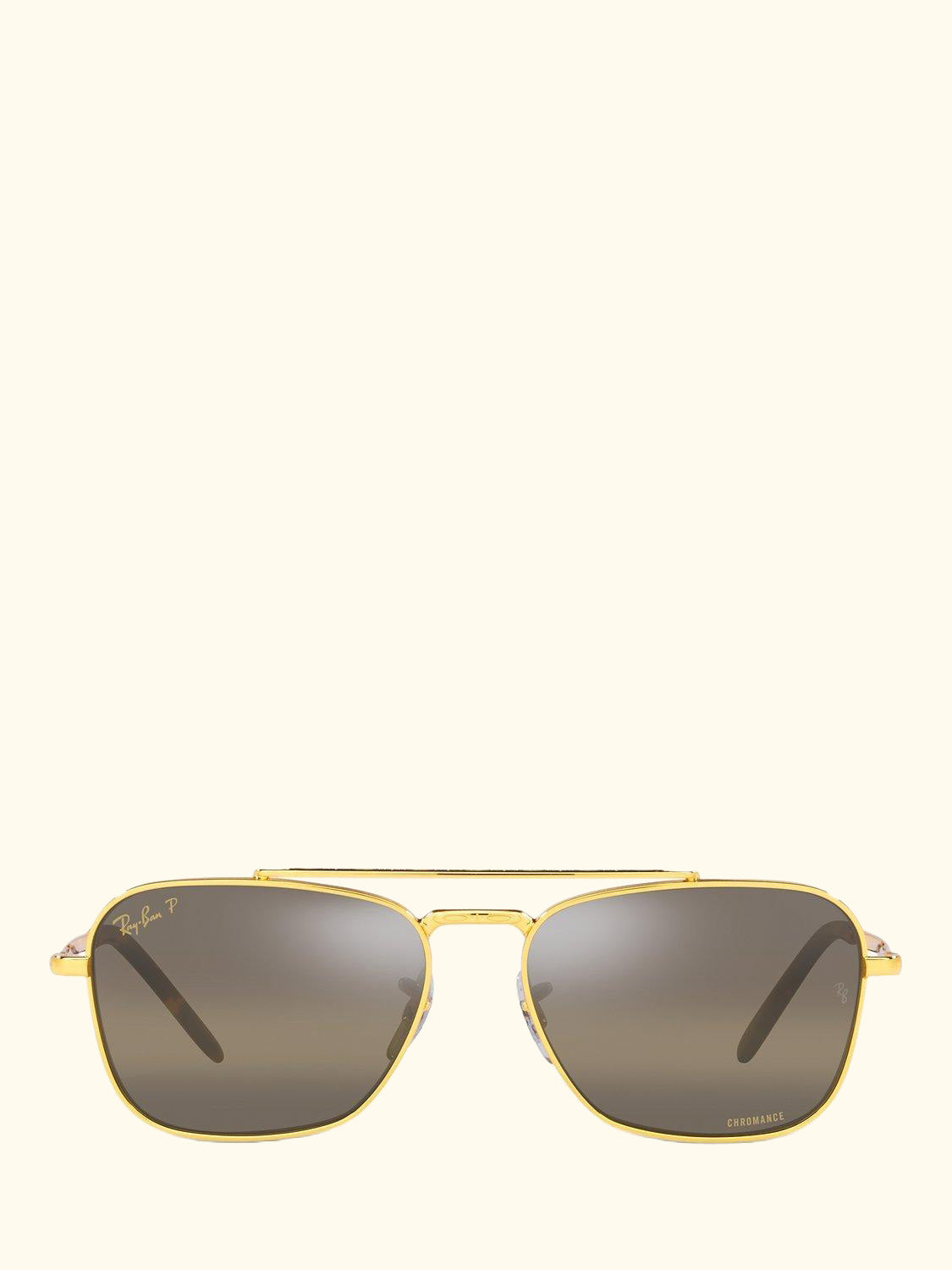 RB3636 Unisex New Caravan Square Sunglasses, Legend Gold/Brown