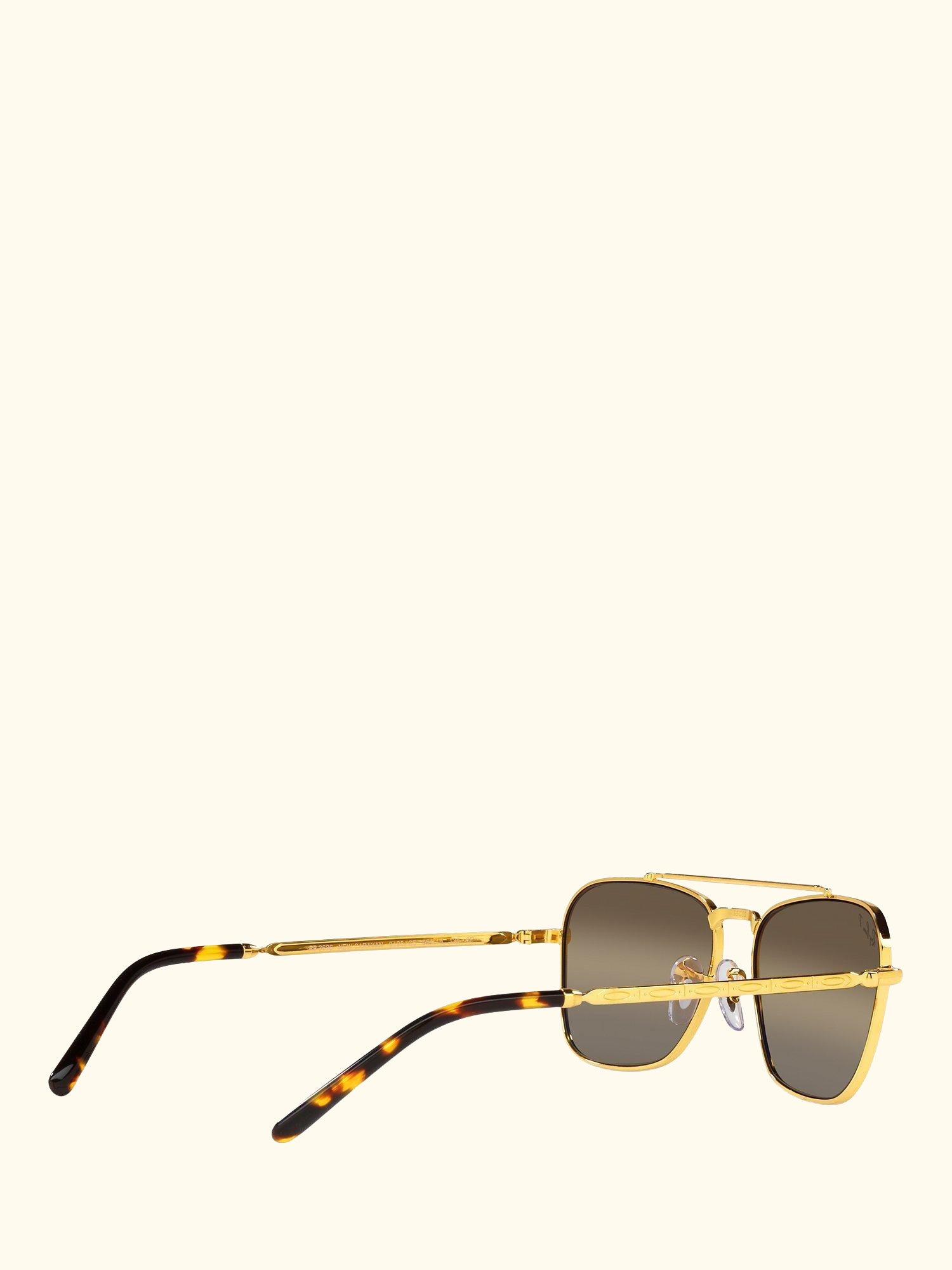 RB3636 Unisex New Caravan Square Sunglasses, Legend Gold/Brown
