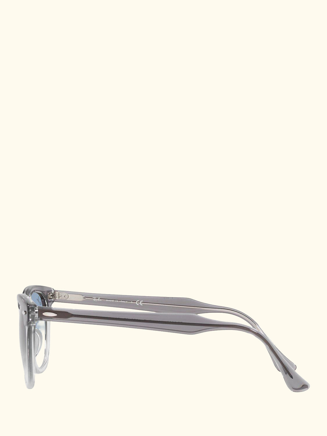 RB2298 Unisex Hawkeye Sunglasses, Transparent Grey/Blue