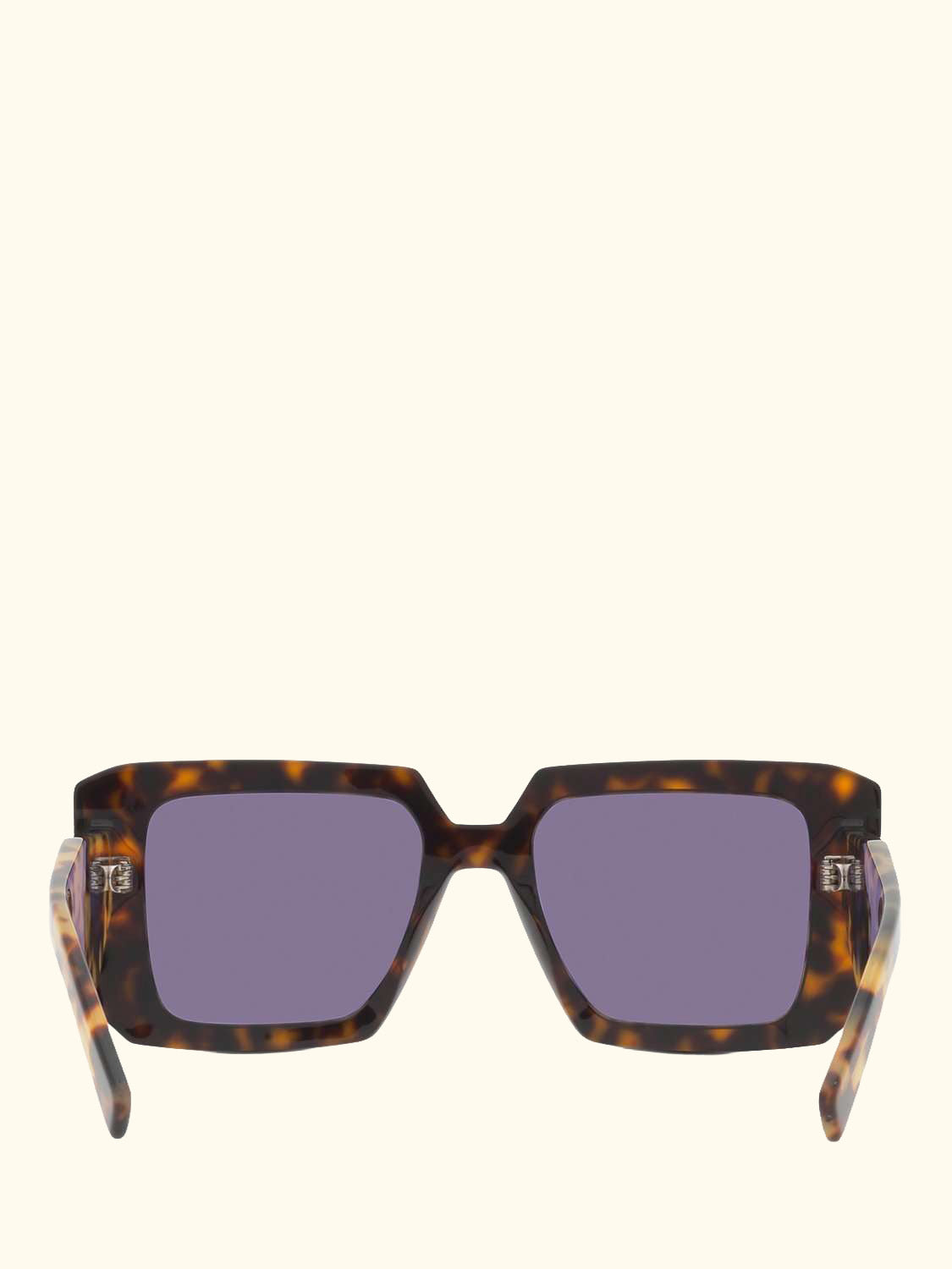 PR 23YS Women's Chunky Square Sunglasses, Tortoise/Violet
