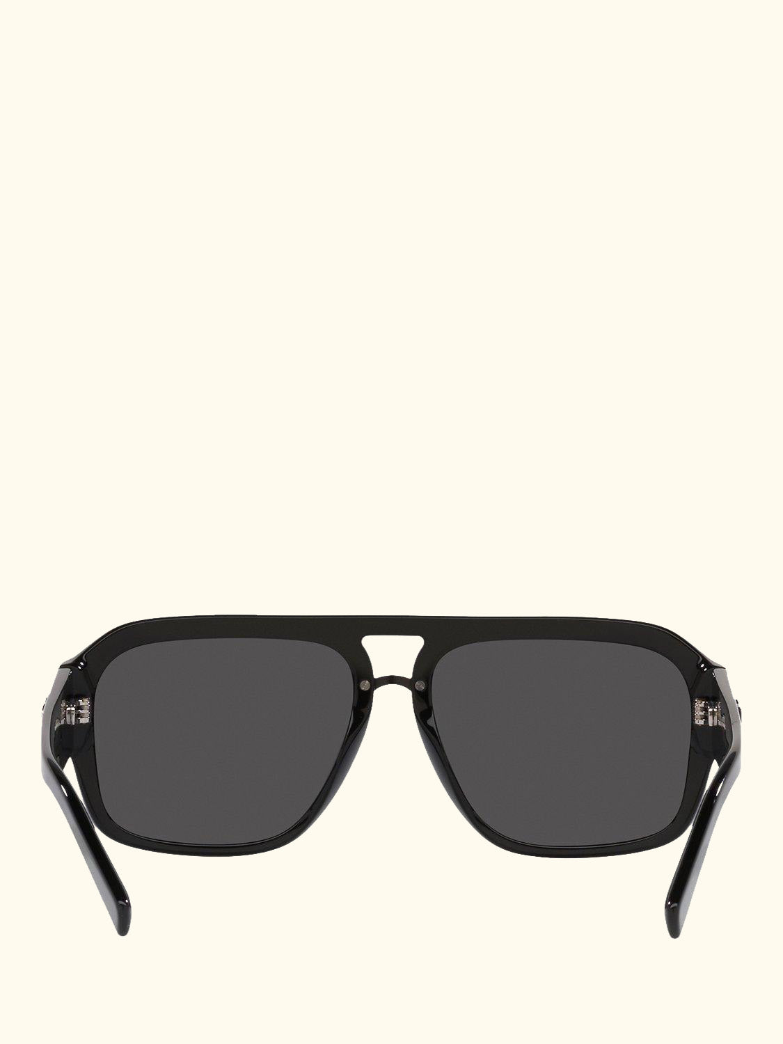 DG4403 Men's Aviator Sunglasses, Black/Grey